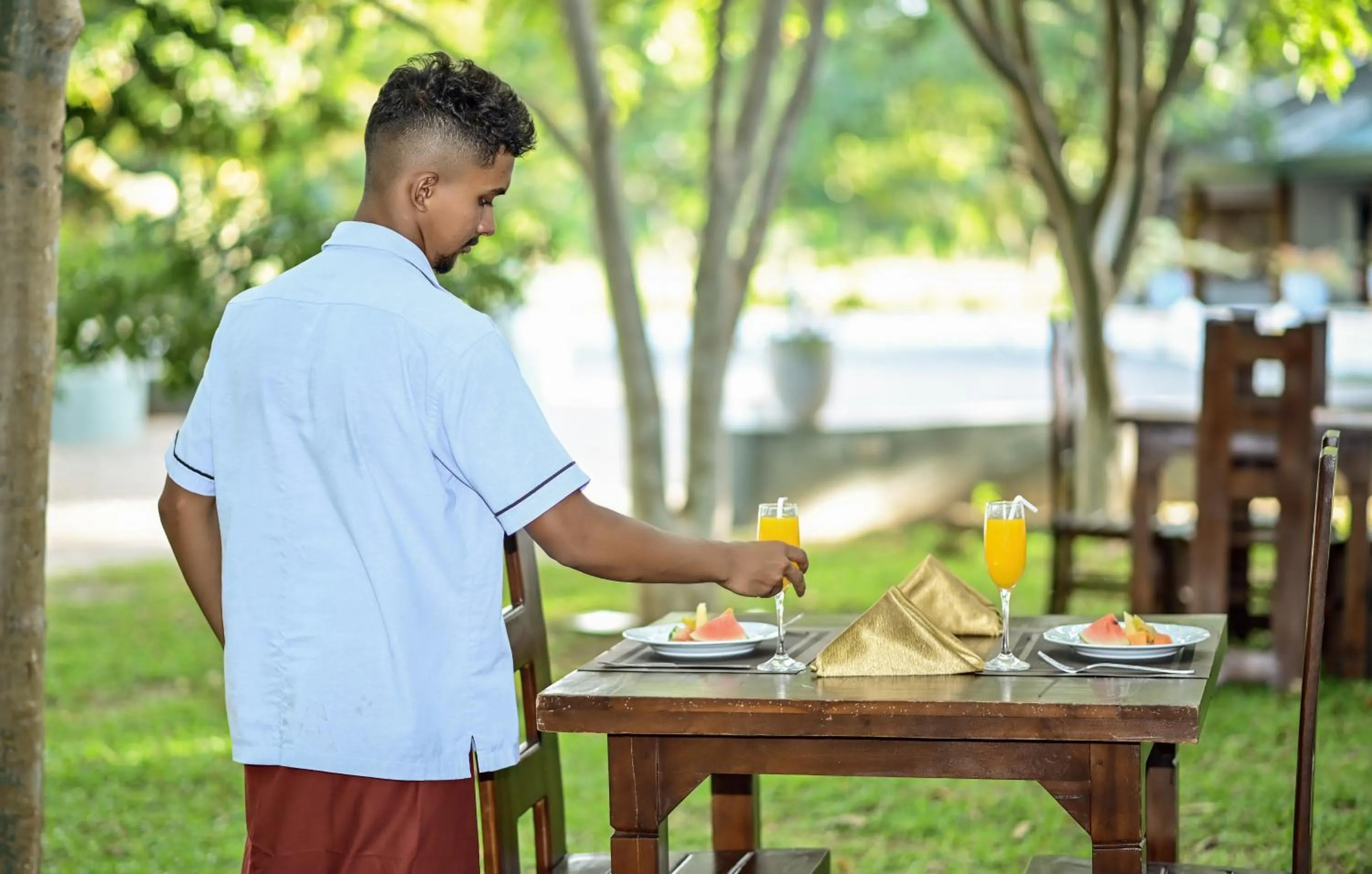 Garden in Hotel Golden Ray