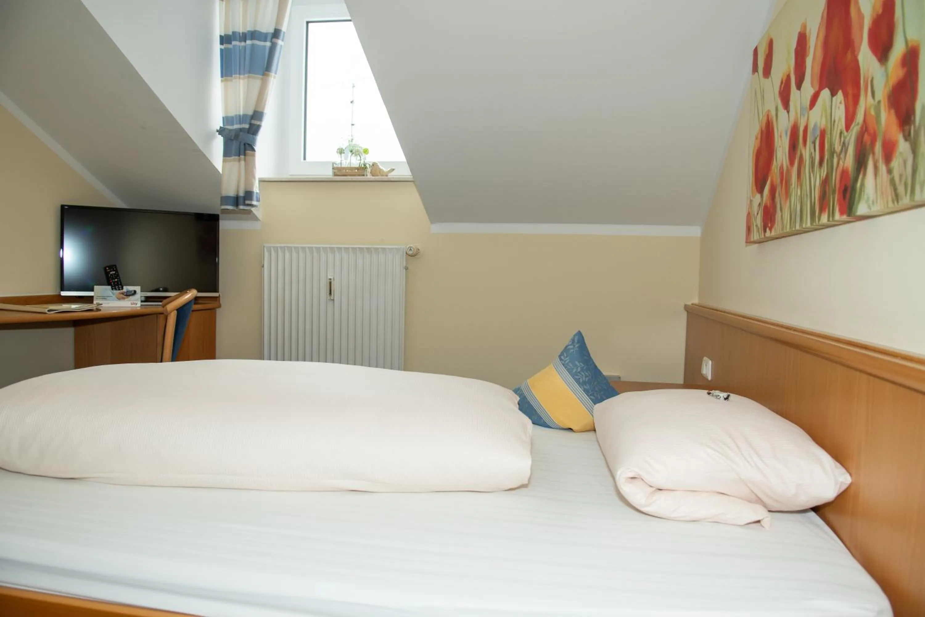 Bed in Hotel Bockmaier