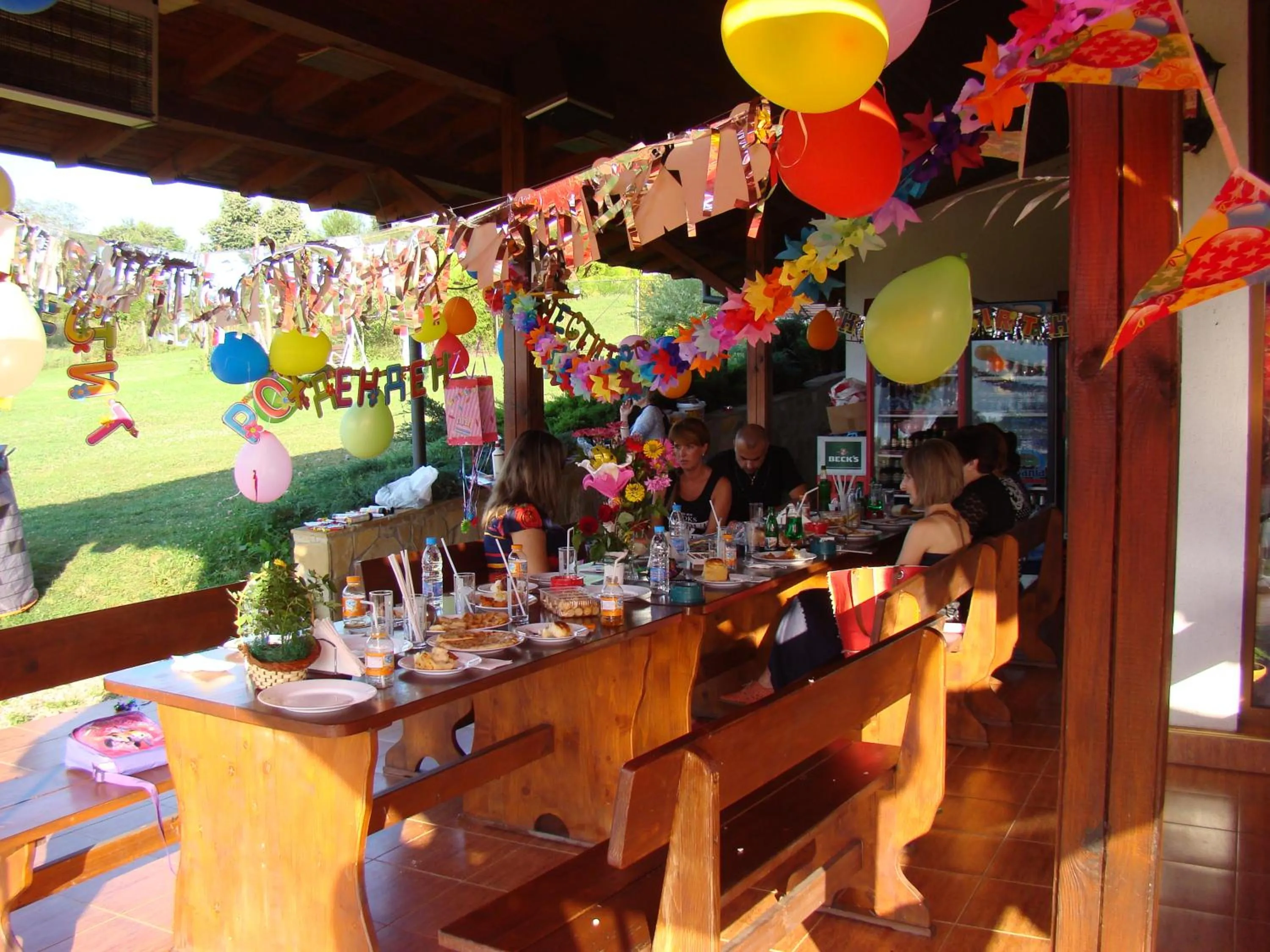 Decorative detail in Complex Pristan in the mountain