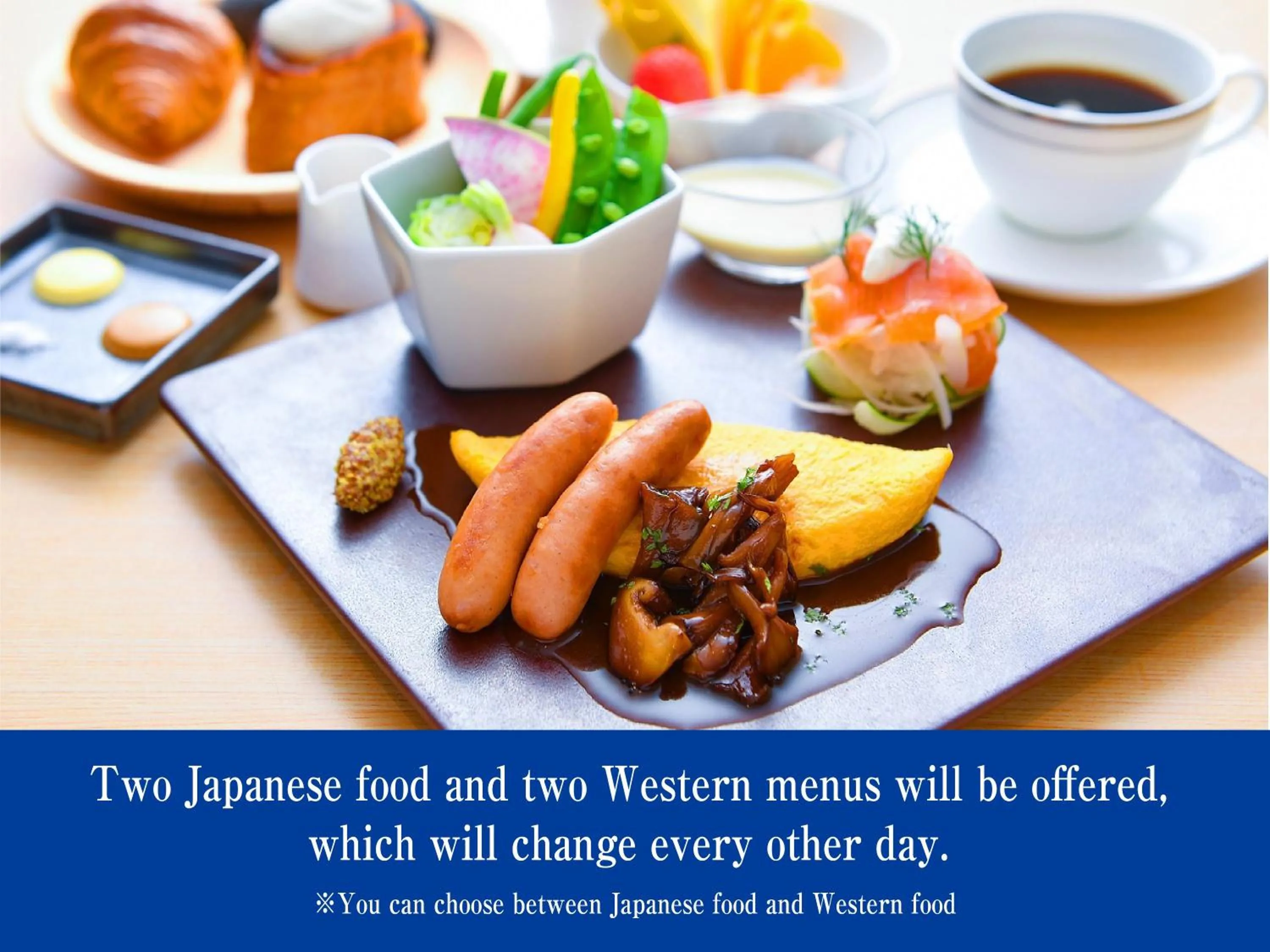 Breakfast in The Rise Osaka Kitashinchi