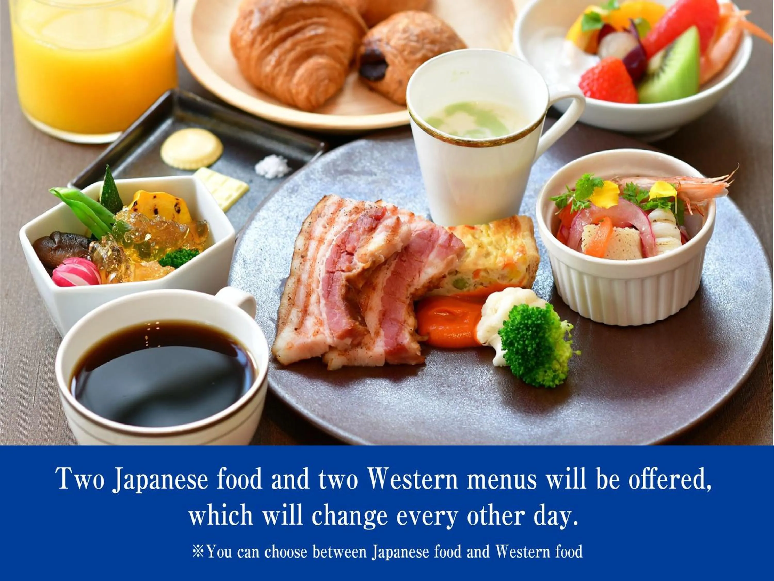 Breakfast in The Rise Osaka Kitashinchi