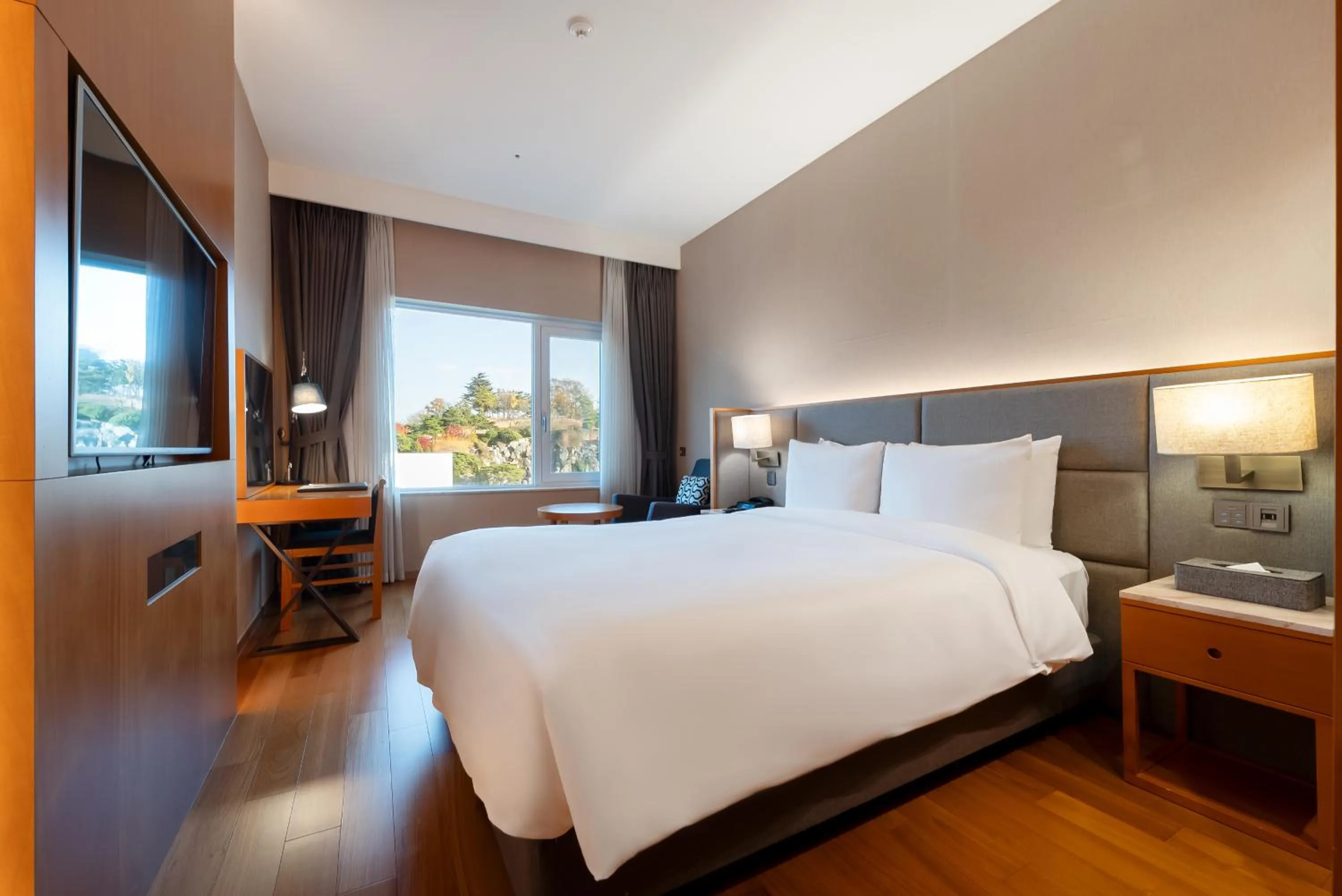 Bed in Hotel Interburgo Daegu