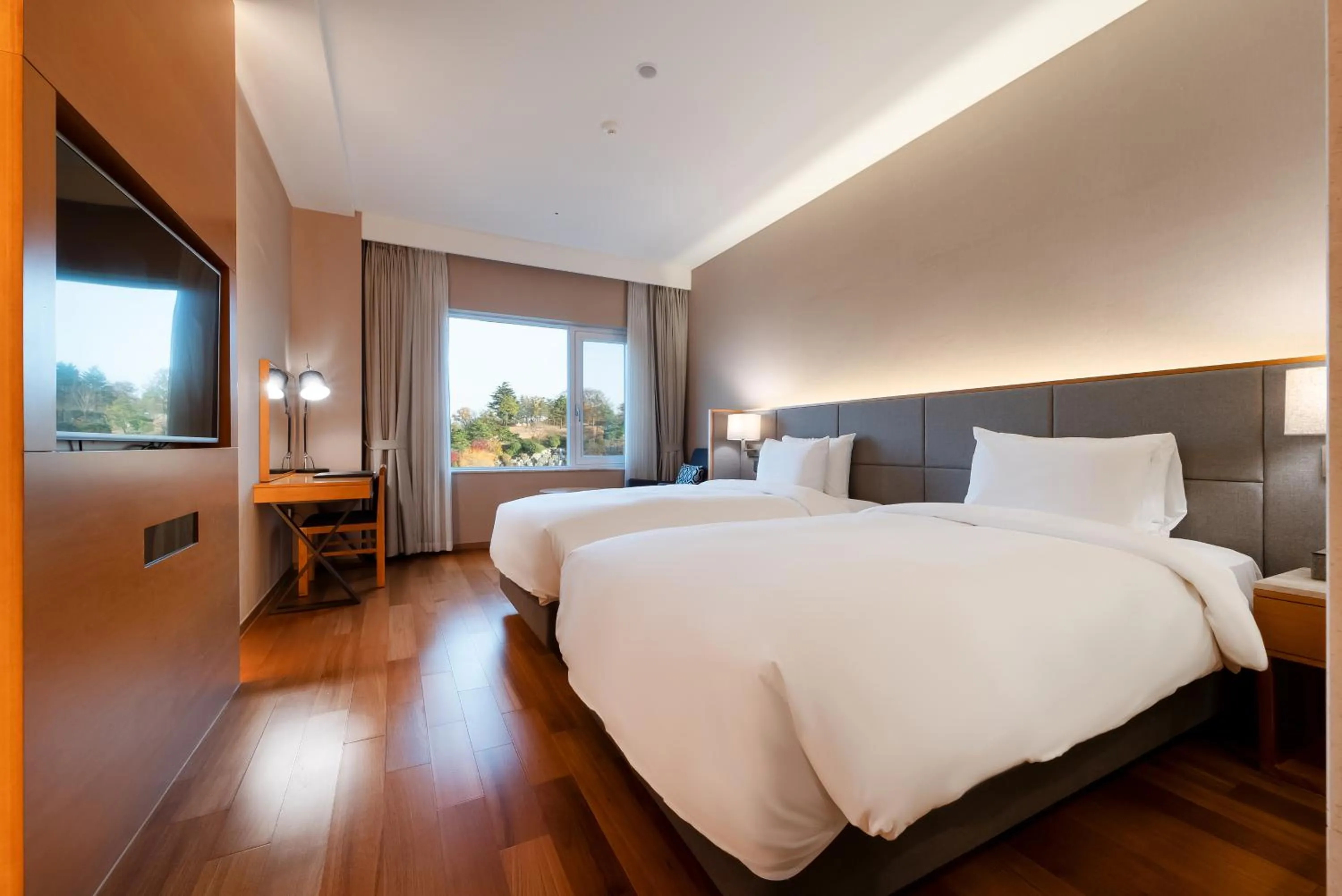 Bed in Hotel Interburgo Daegu