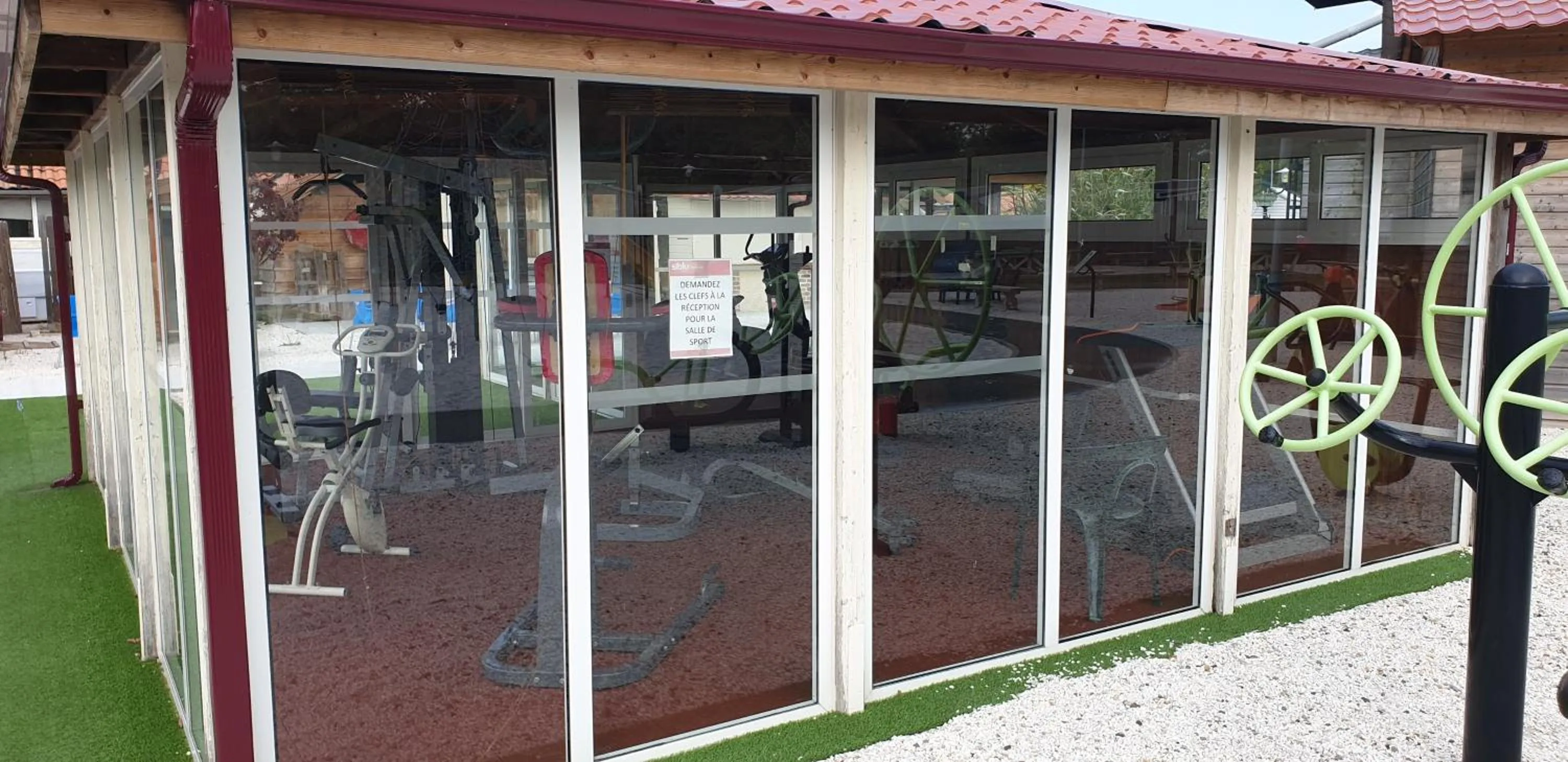 Fitness centre/facilities in MOBIL HOME 43 dans Camping 4 Etoiles