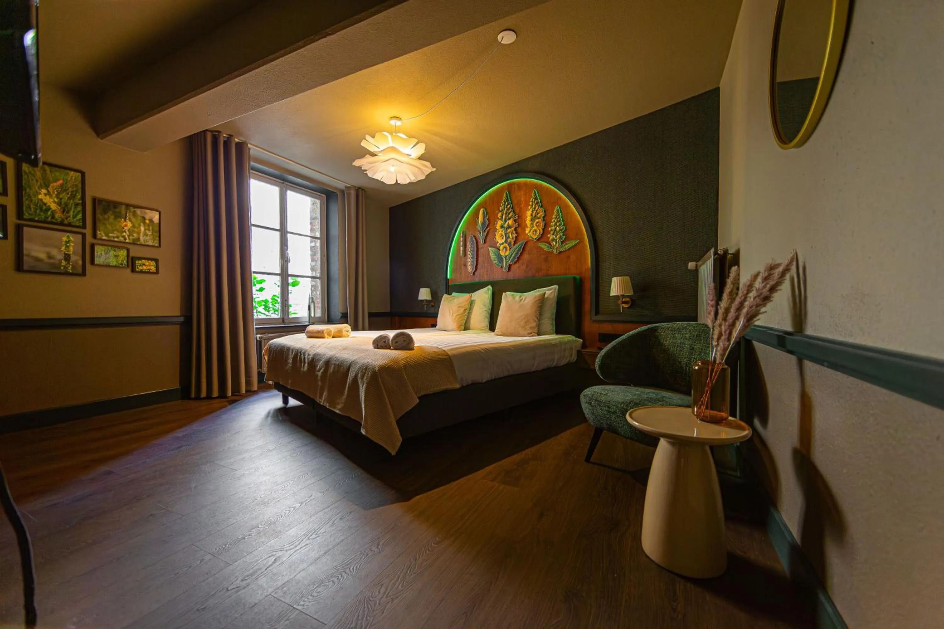 Bedroom, Bed in Buitenplaats Kasteel Elsloo