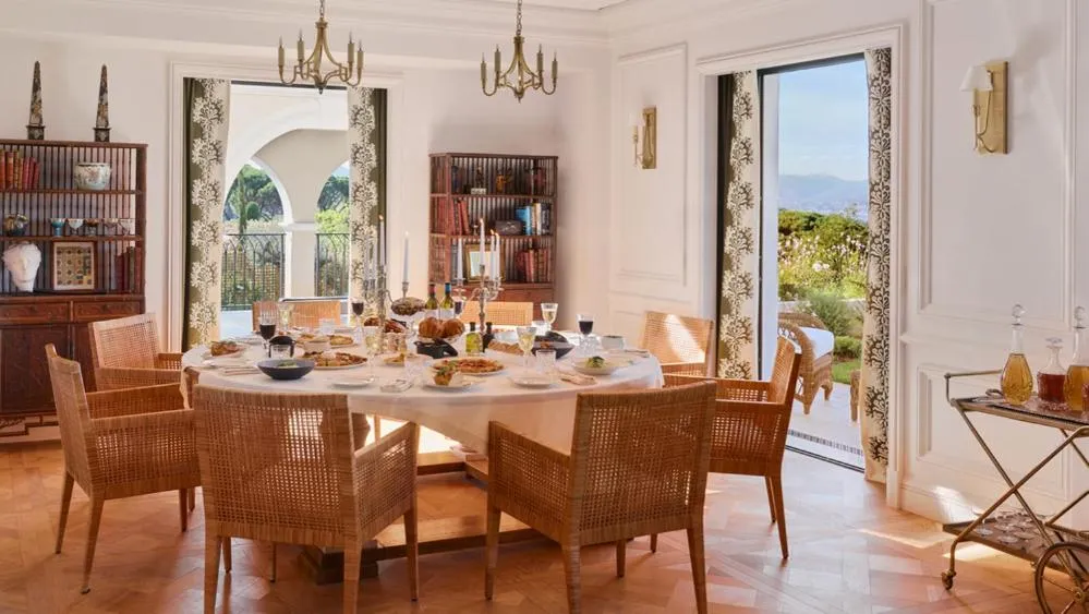 Dining area in Airelles Château de la Messardière