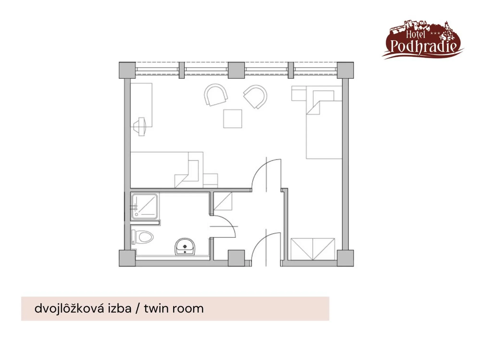 Photo of the whole room in Hotel Podhradie