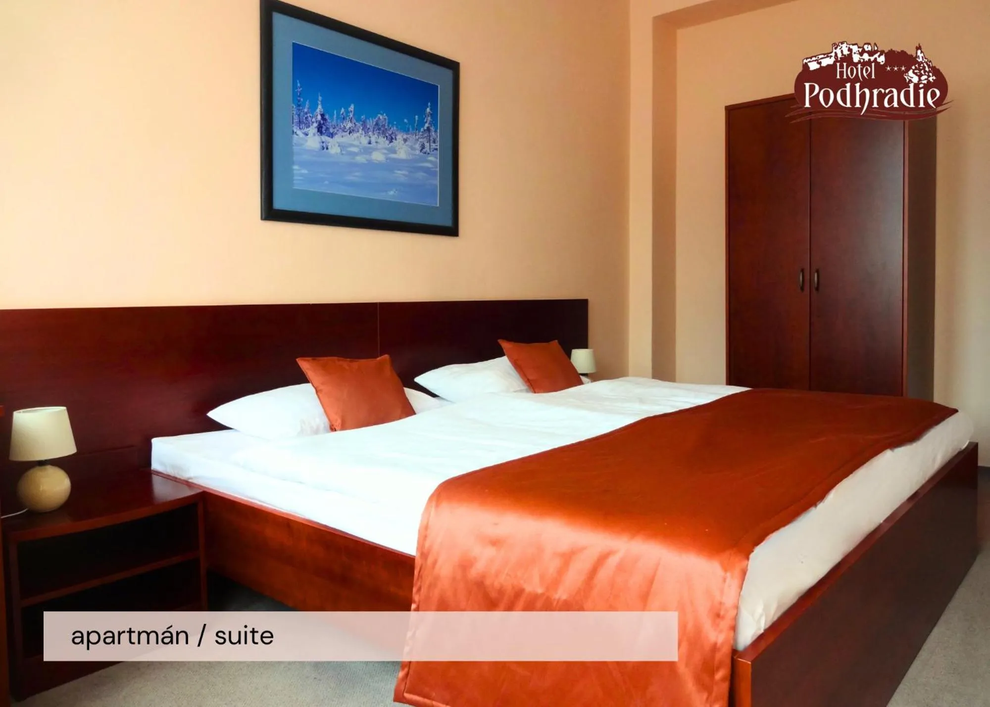 Bed in Hotel Podhradie