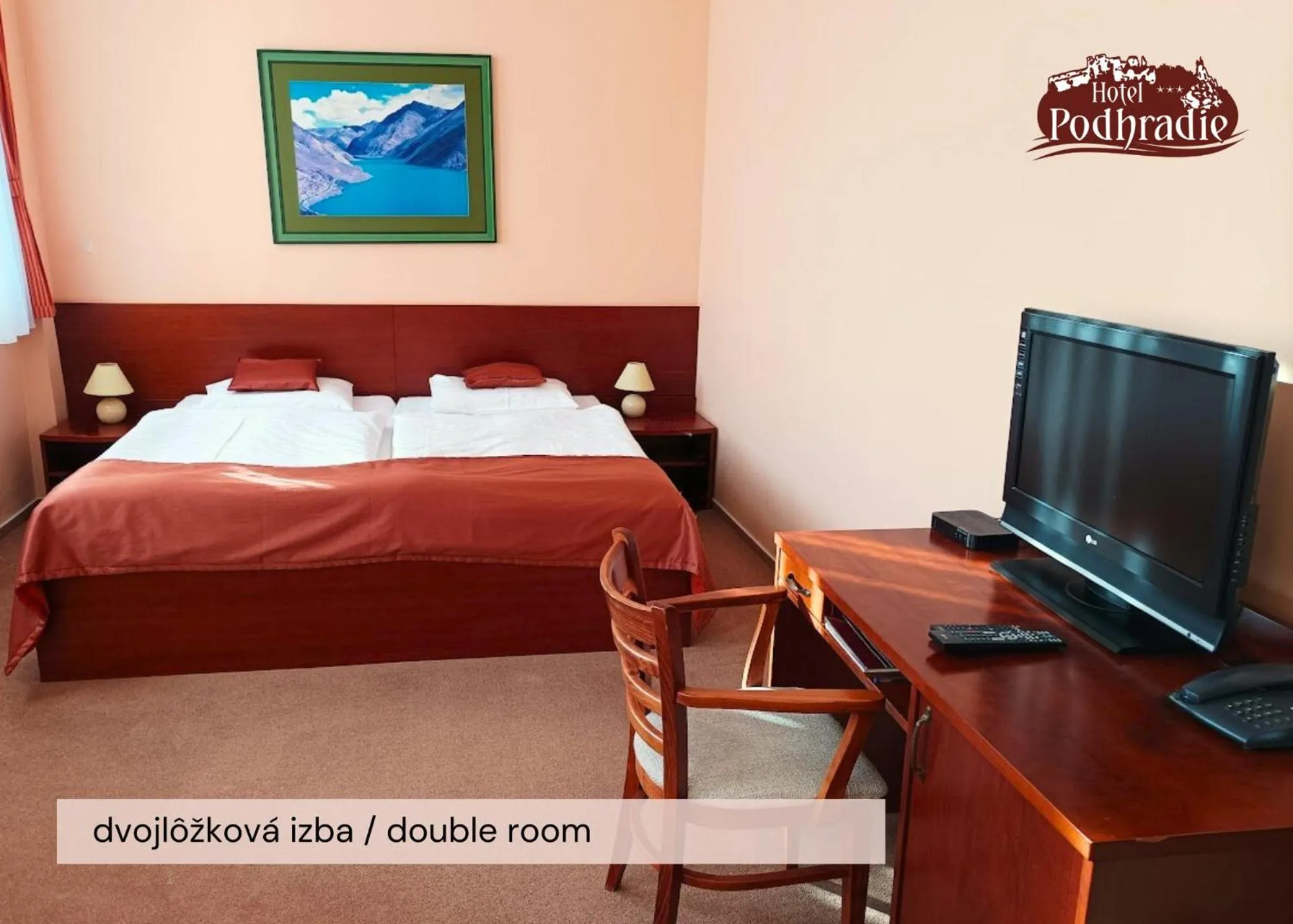 Bed in Hotel Podhradie