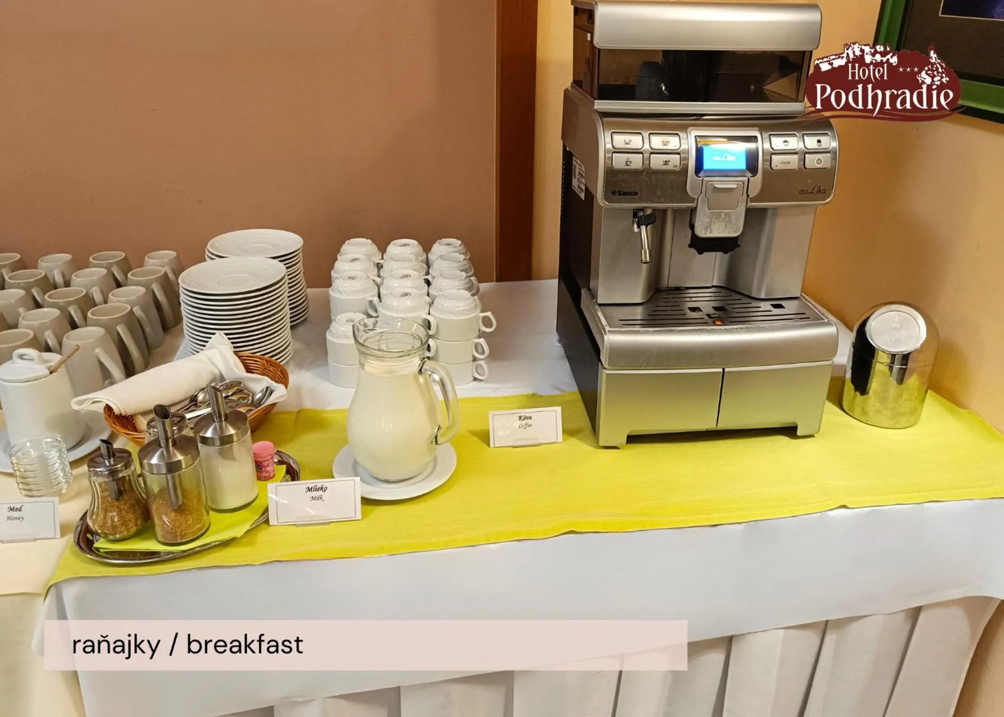 Food and drinks in Hotel Podhradie