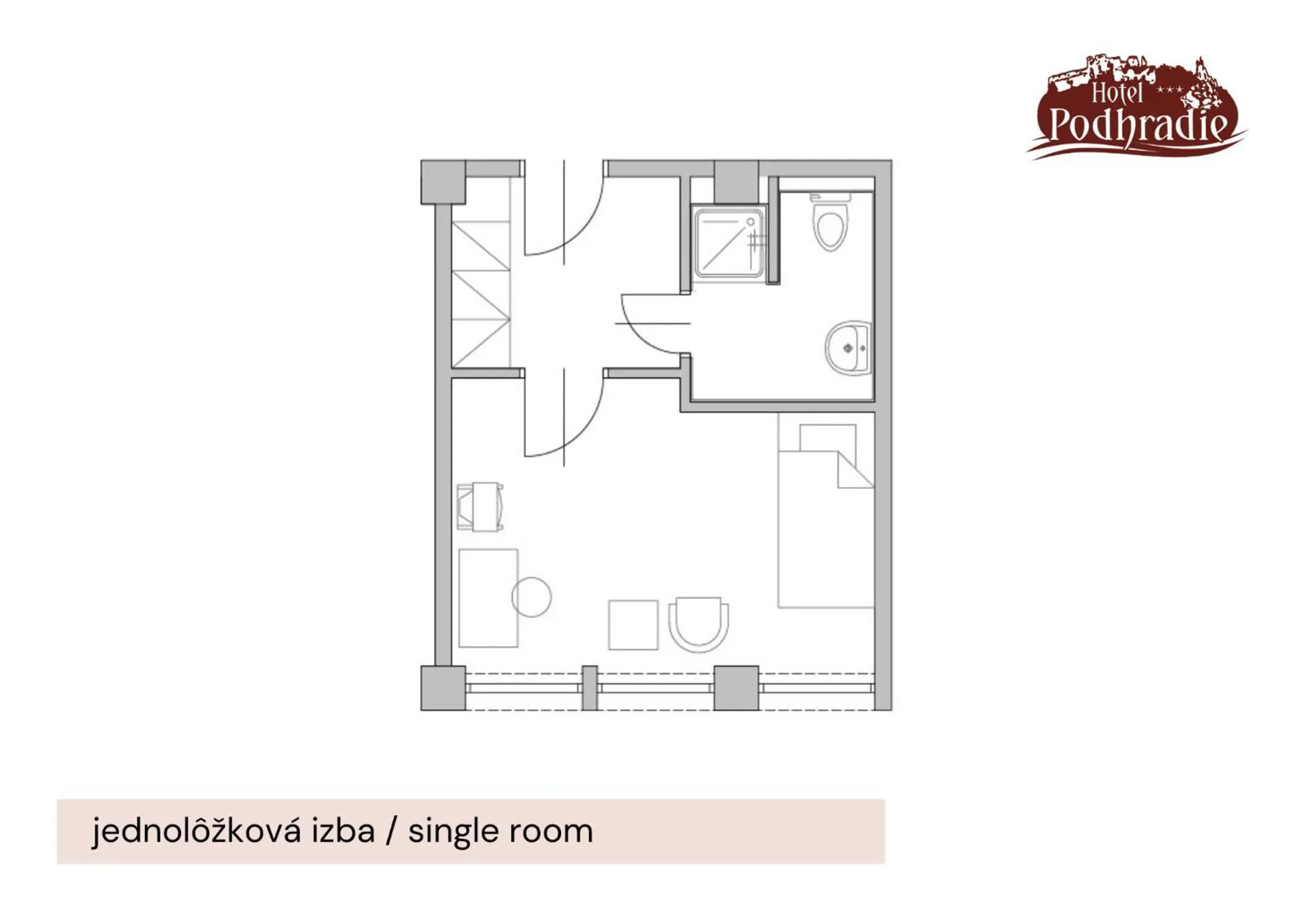 Photo of the whole room in Hotel Podhradie