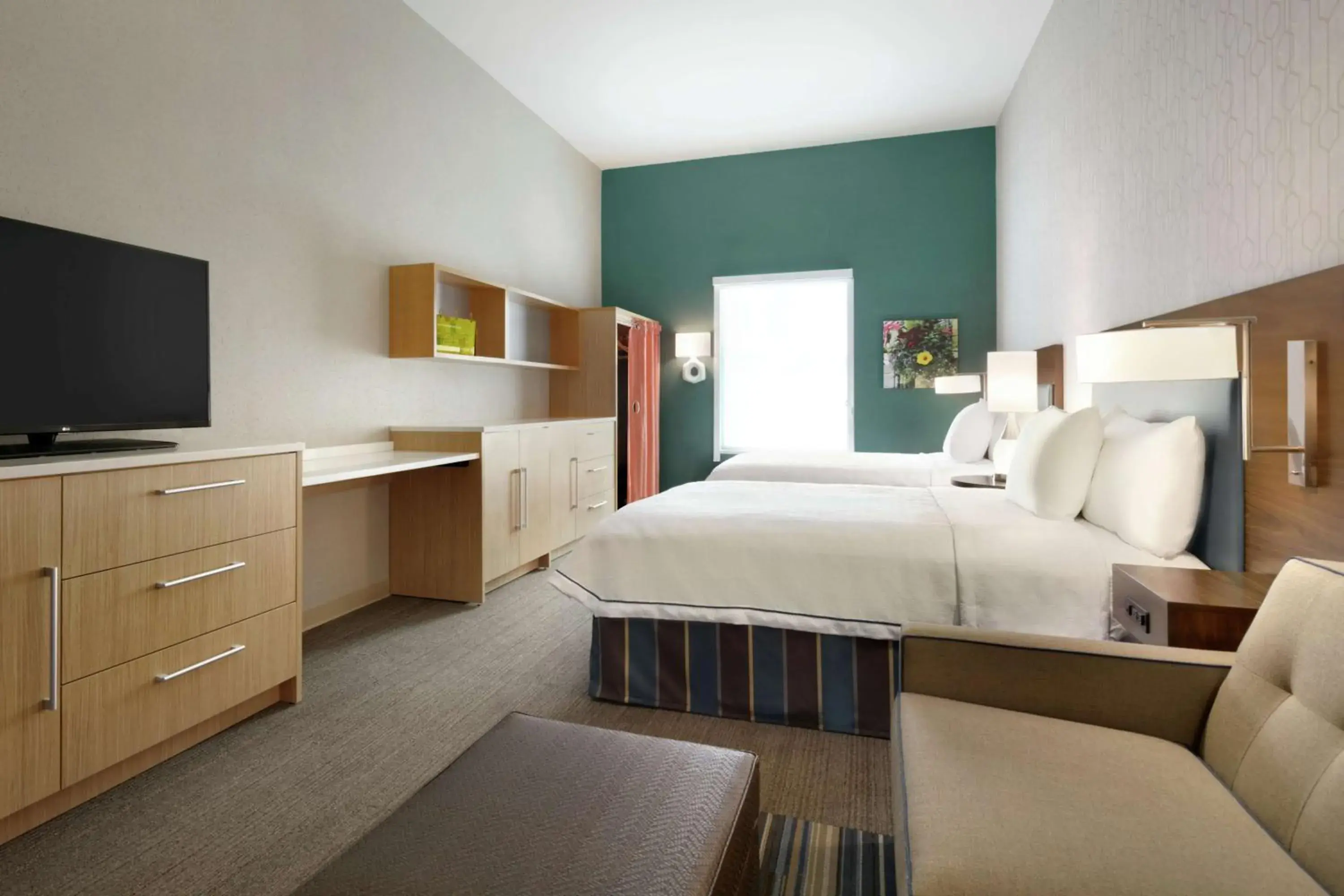 Queen Studio with Two Queen Beds - Mobility Access/Non-Smoking in Home2 Suites By Hilton Mt Pleasant Charleston Queen Studio with Two Queen Beds - Mobility Access/Non-Smoking in Home2 Suites By Hilton Mt Pleasant Charleston