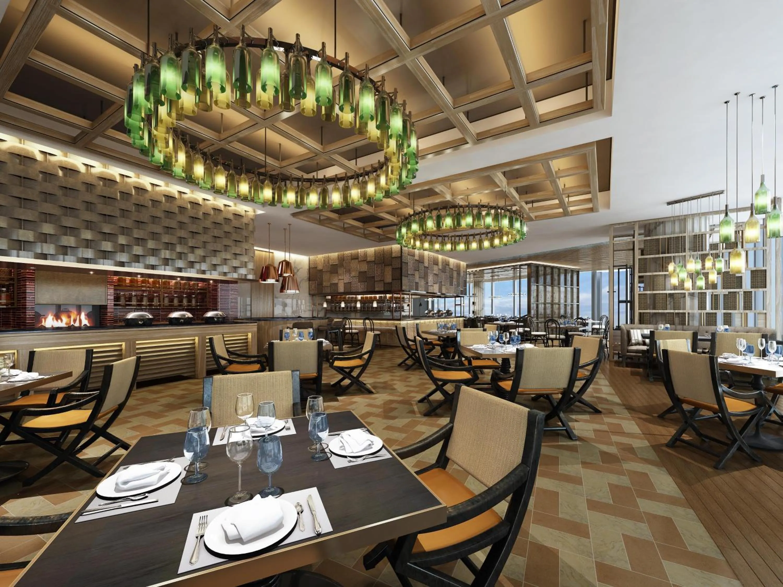 Restaurant/places to eat in Hilton Fuzhou