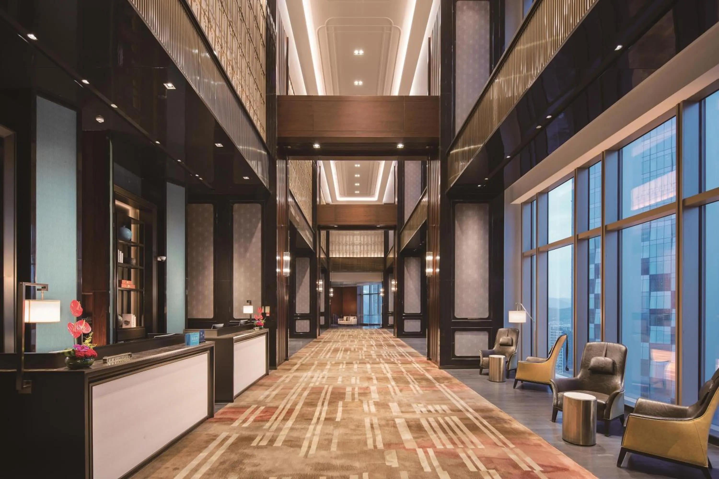 Lobby or reception in Hilton Fuzhou