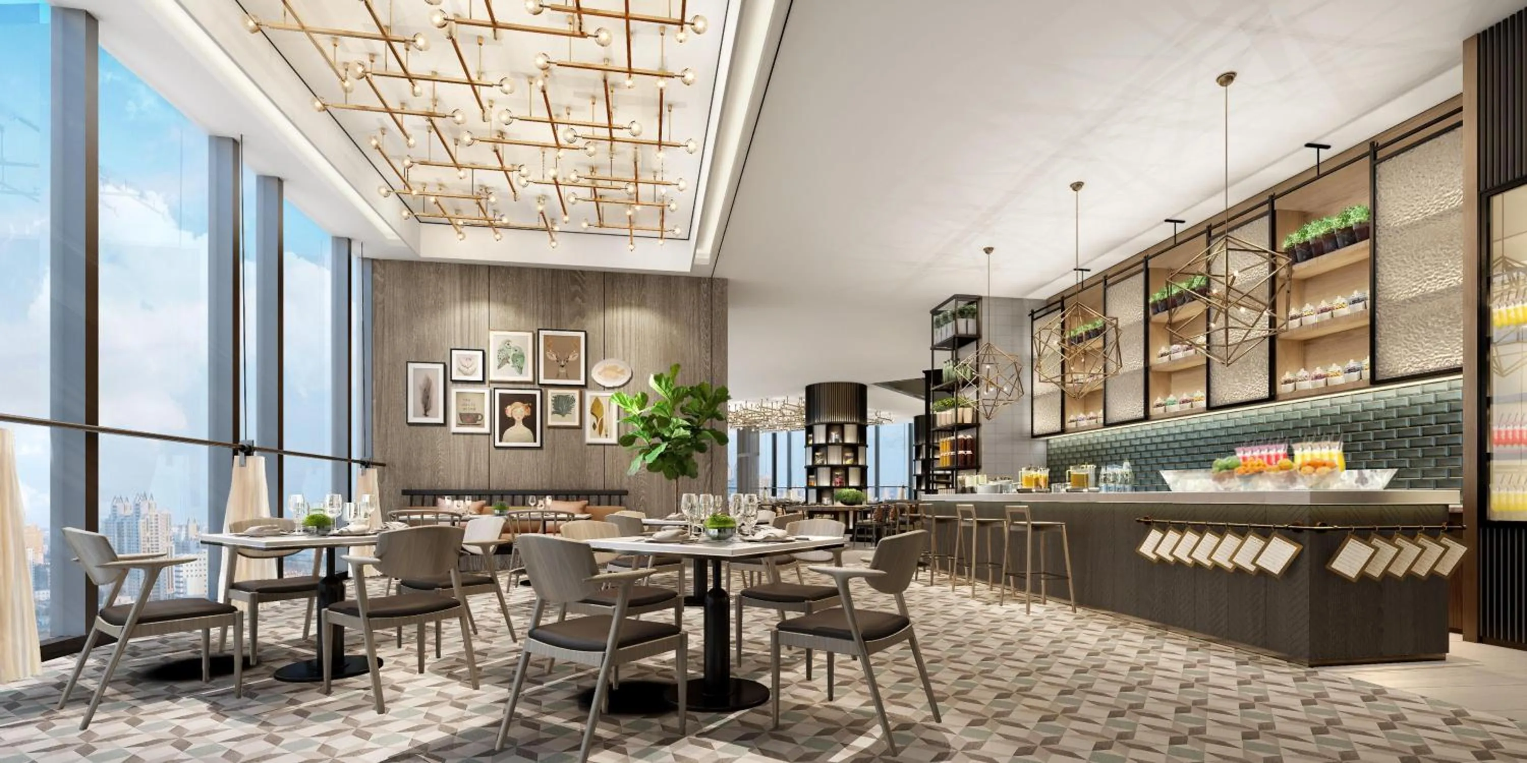 Restaurant/places to eat in Hilton Fuzhou