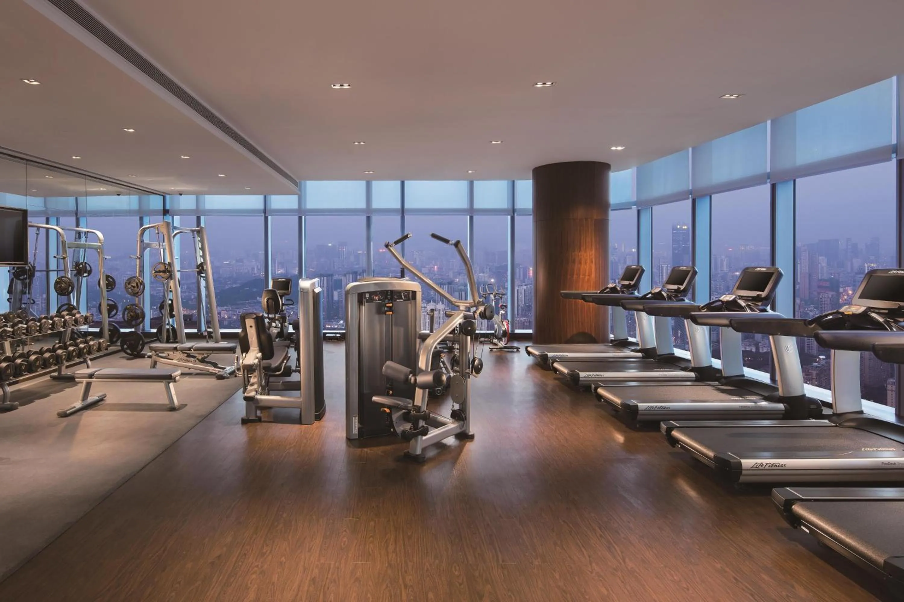 Fitness centre/facilities in Hilton Fuzhou