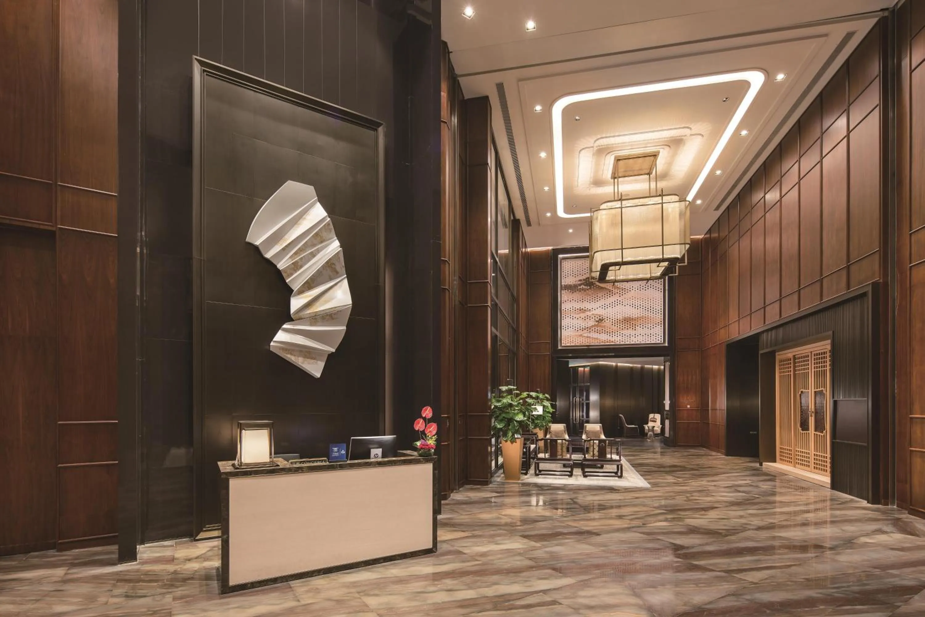 Lobby or reception in Hilton Fuzhou