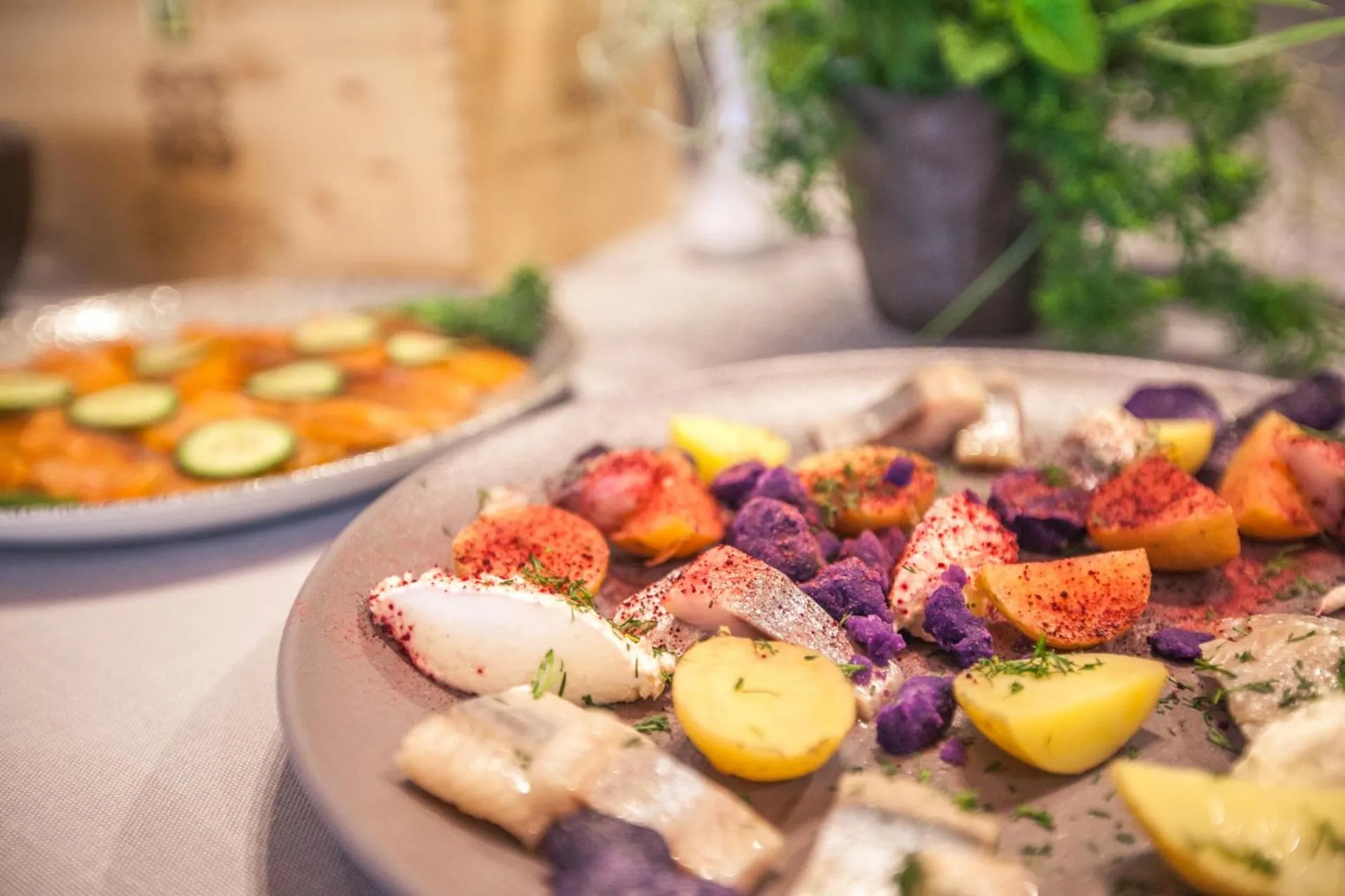 Buffet breakfast in Baltvilla