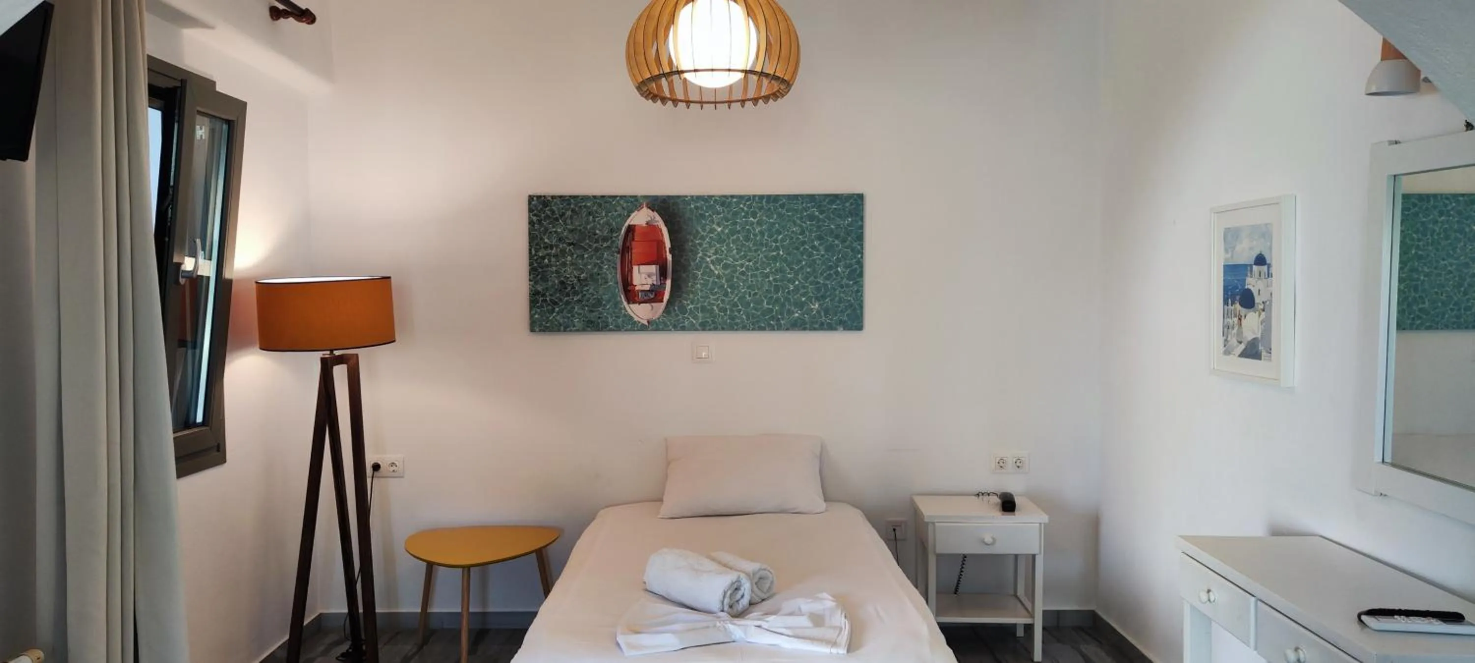 Bed in Ragousis Apartments