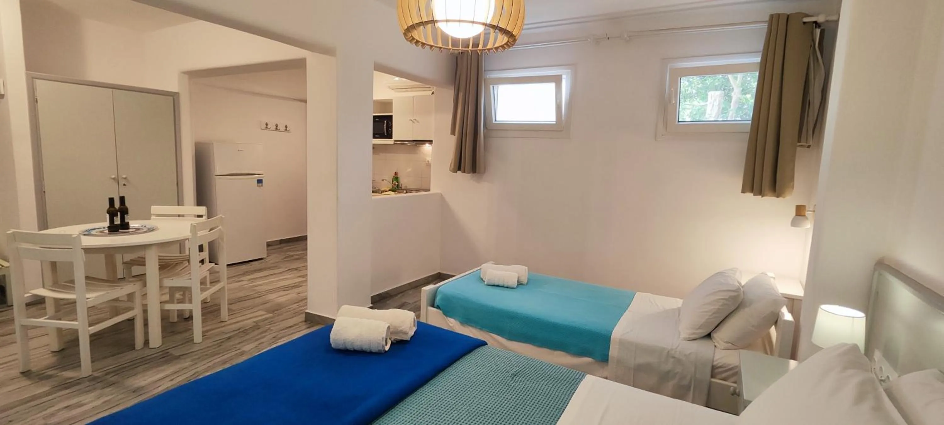 Bed in Ragousis Apartments