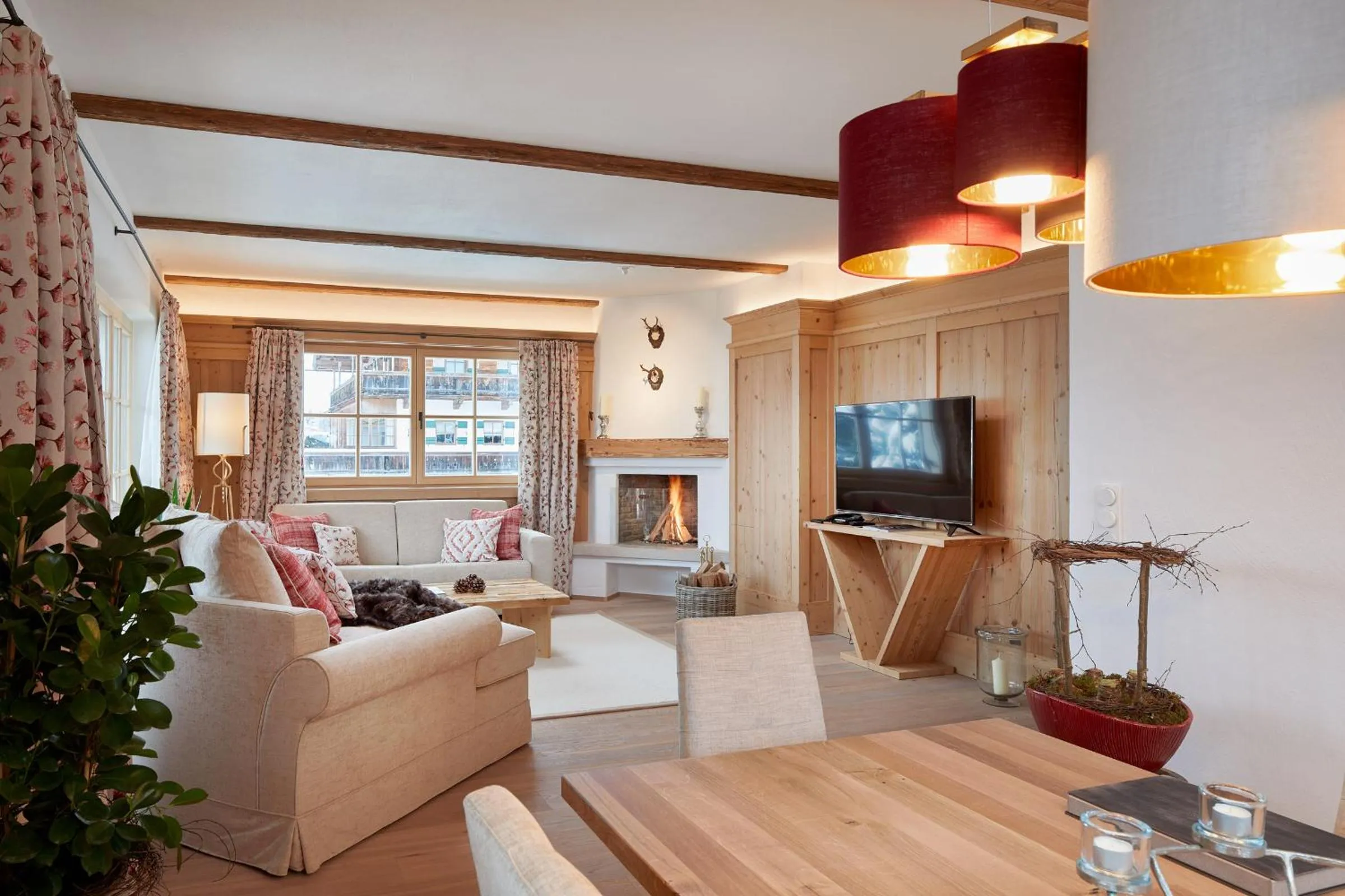 TV and multimedia in Tennerhof Luxury Chalets