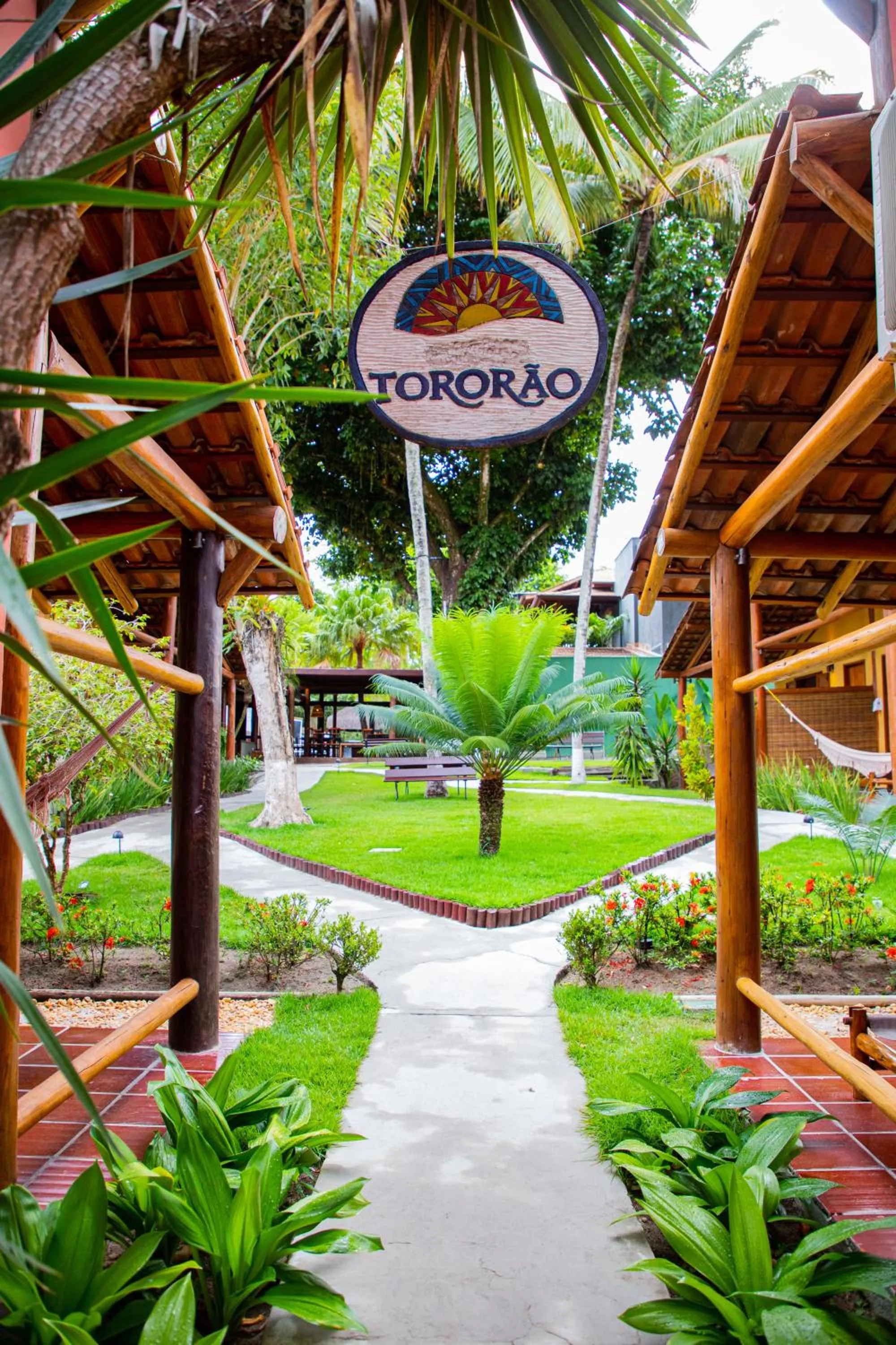 Garden view in Tororao Hotel Pousada