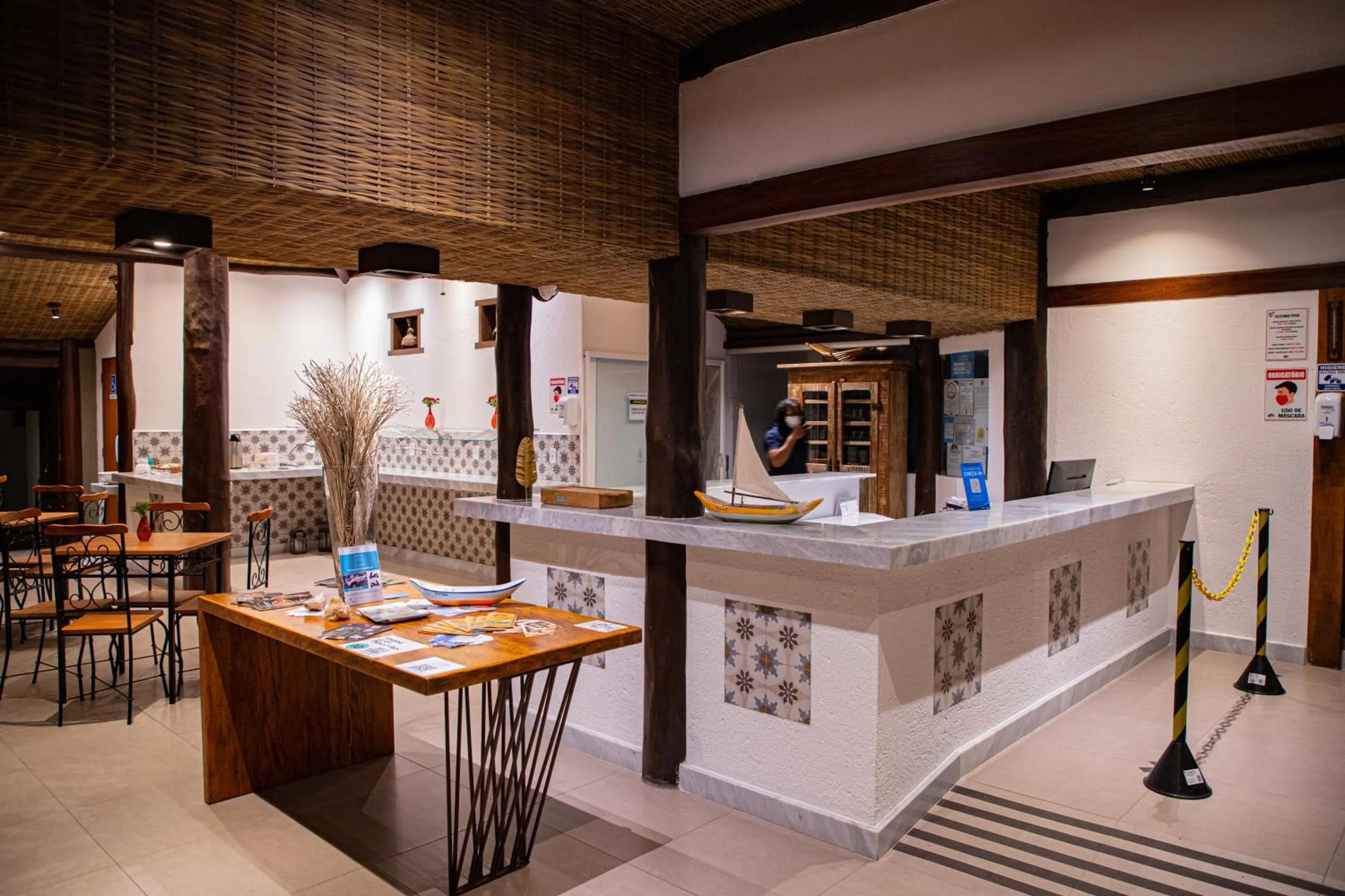 Lobby or reception in Tororao Hotel Pousada