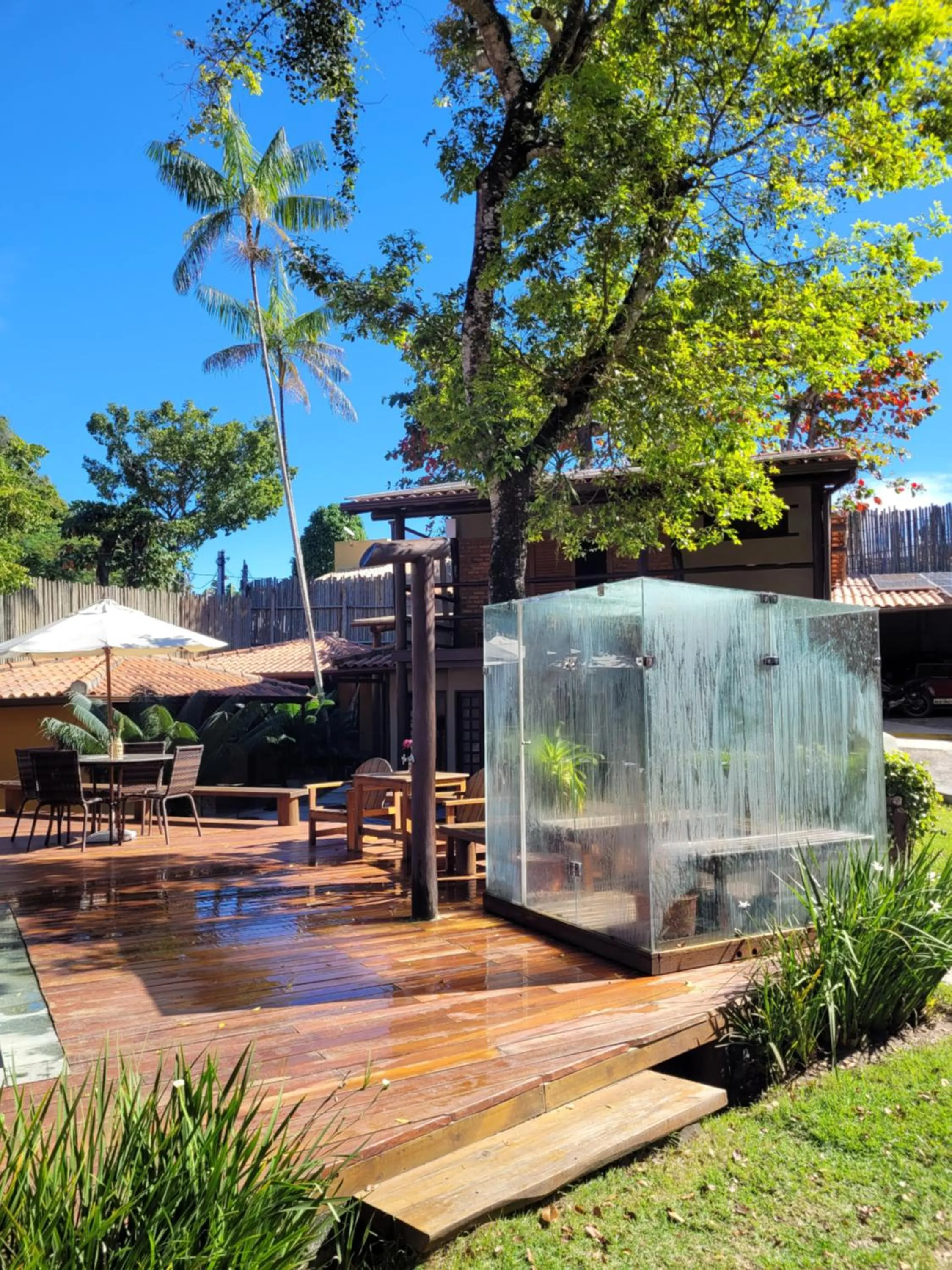 Garden view in Tororao Hotel Pousada