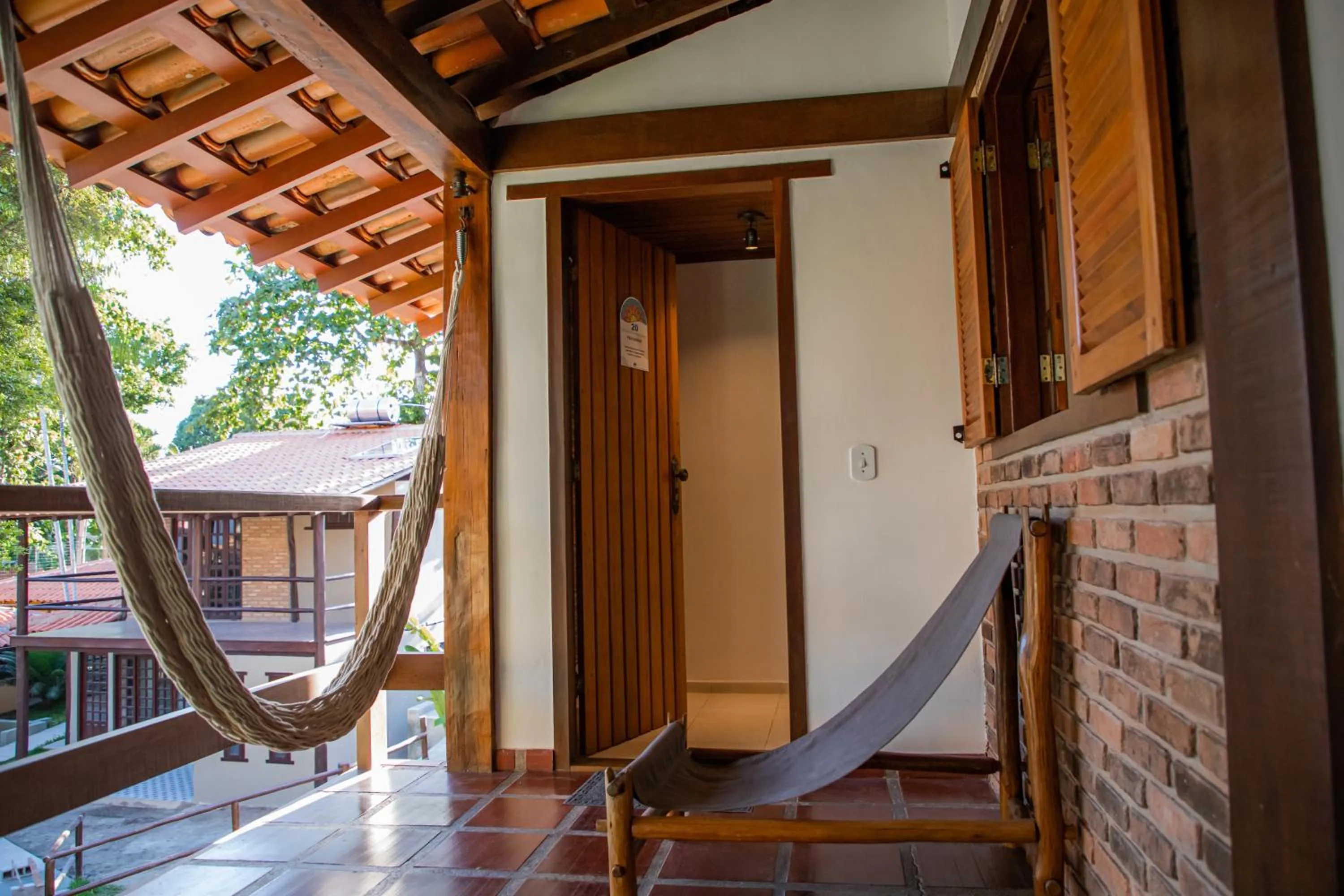 Patio in Tororao Hotel Pousada