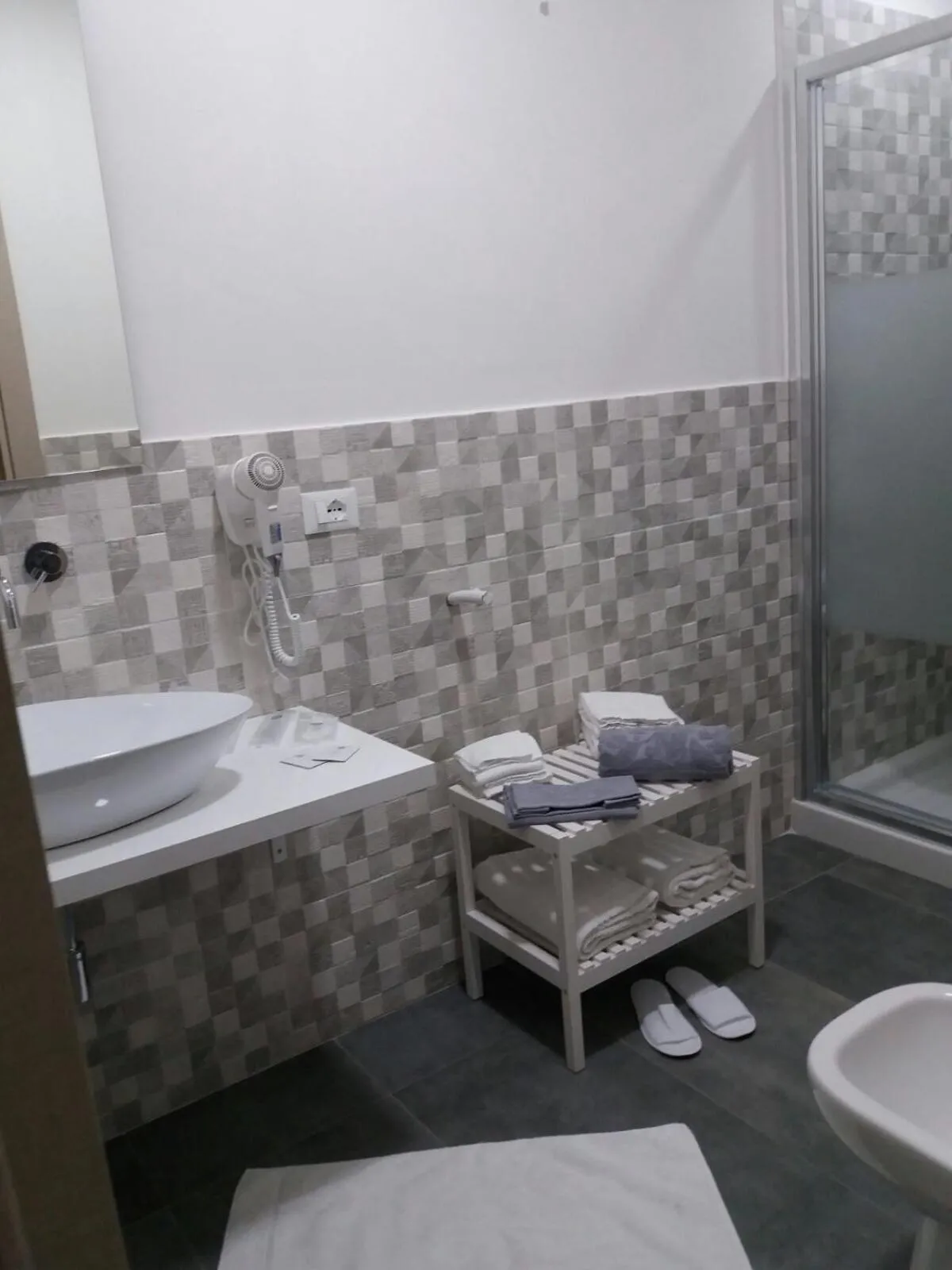 Bathroom in B&B La Grotta