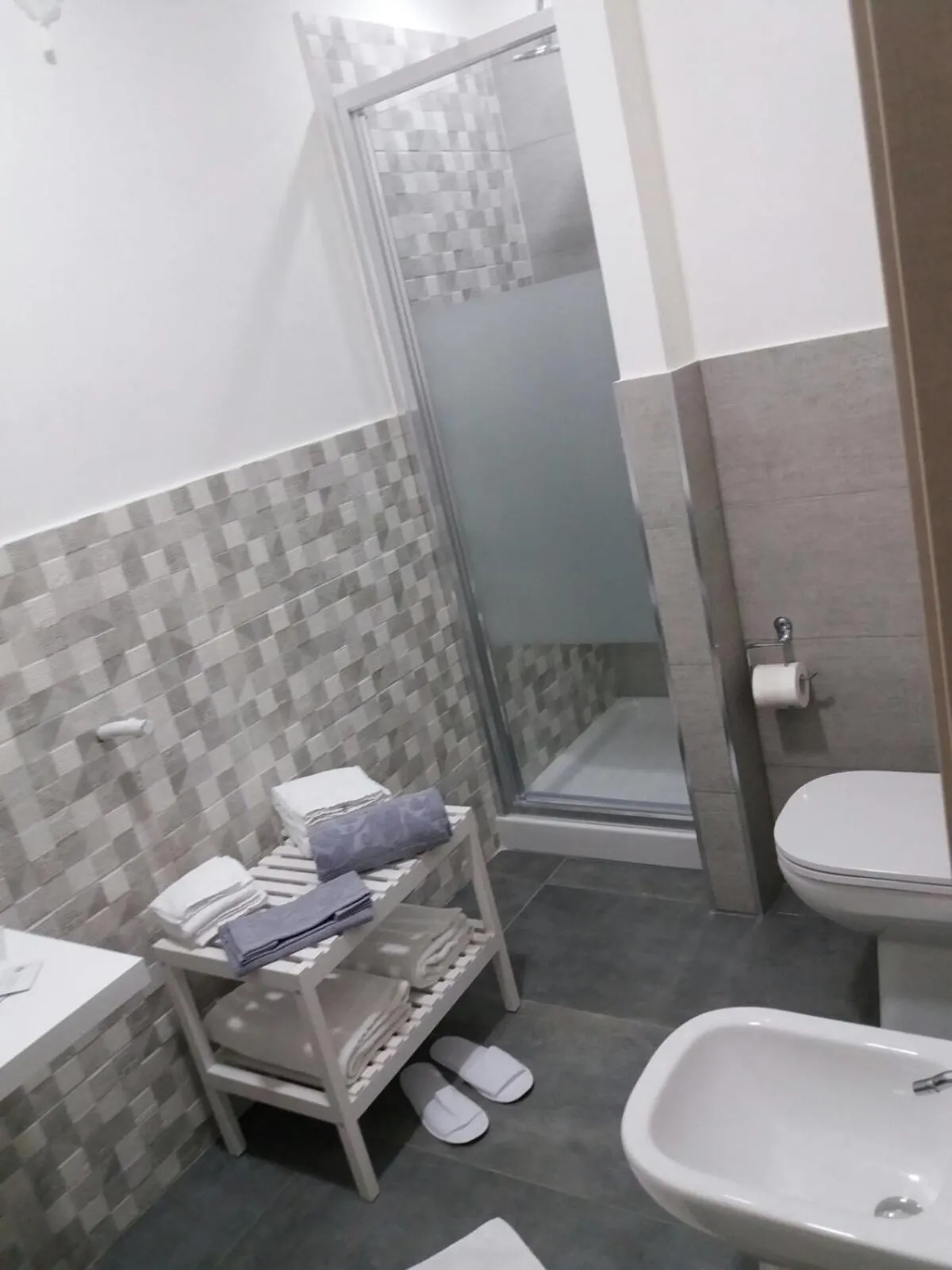 Bathroom in B&B La Grotta