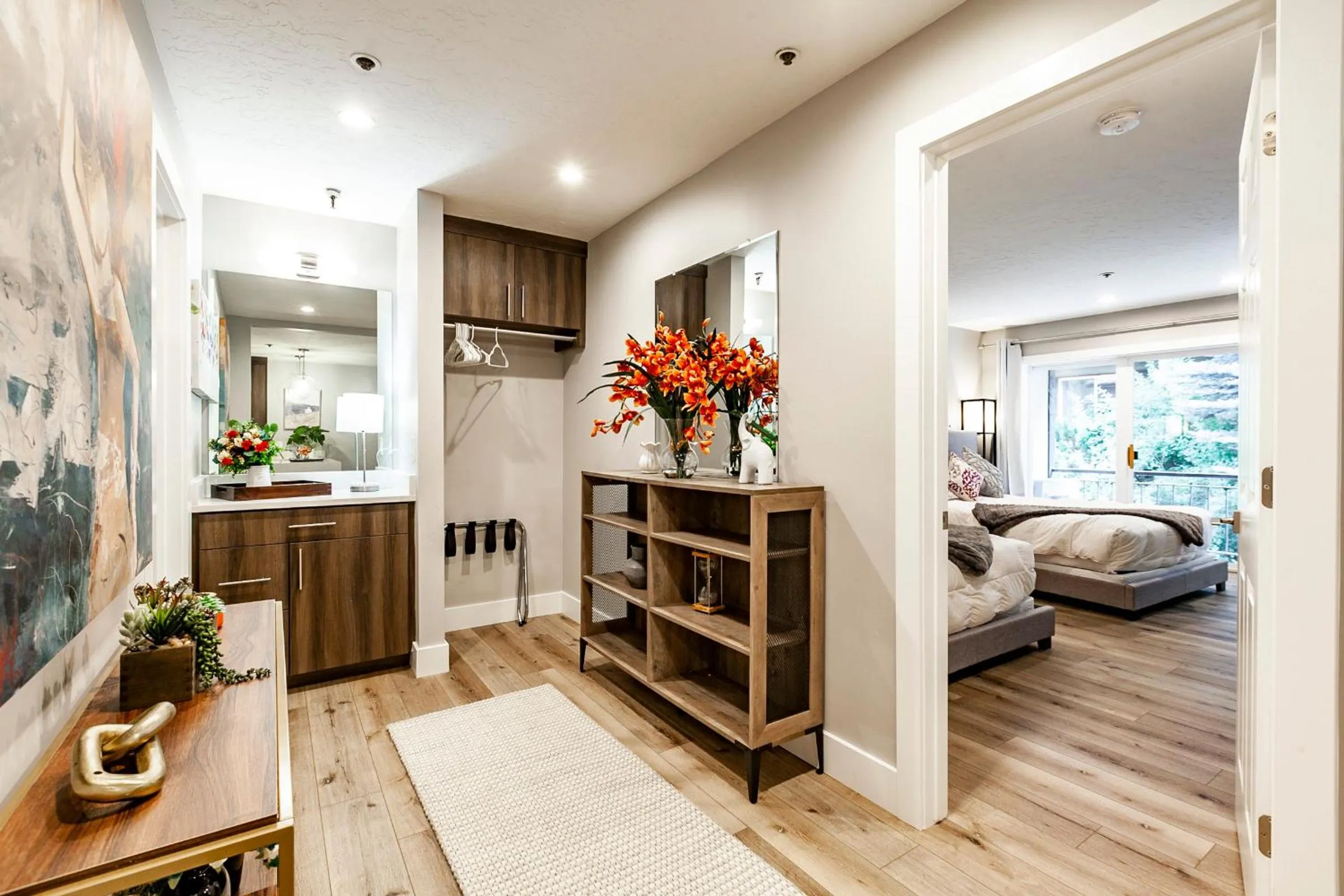 Bed in Treasure Mountain Inn