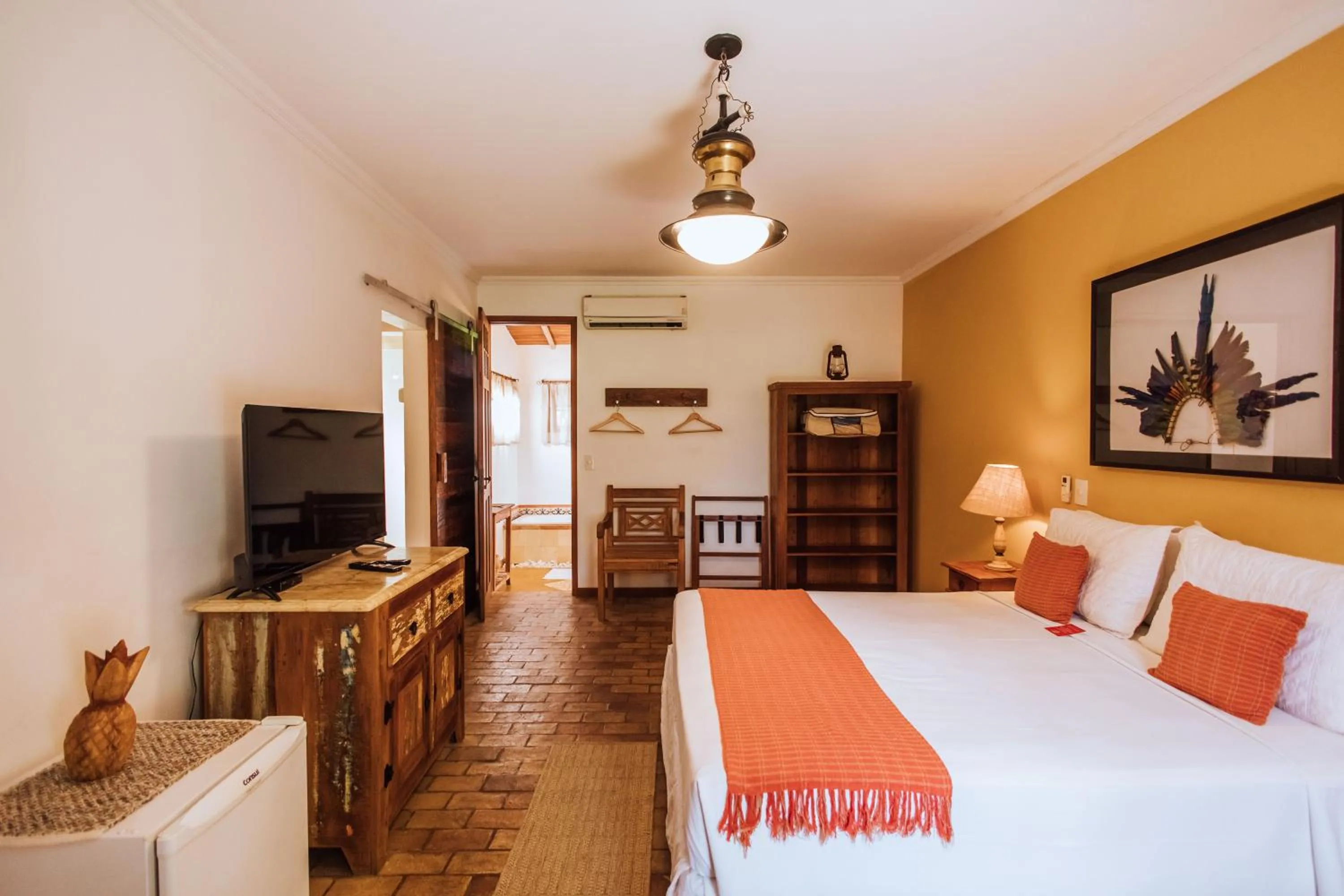 Photo of the whole room, Bed in Pousada Terra Madre