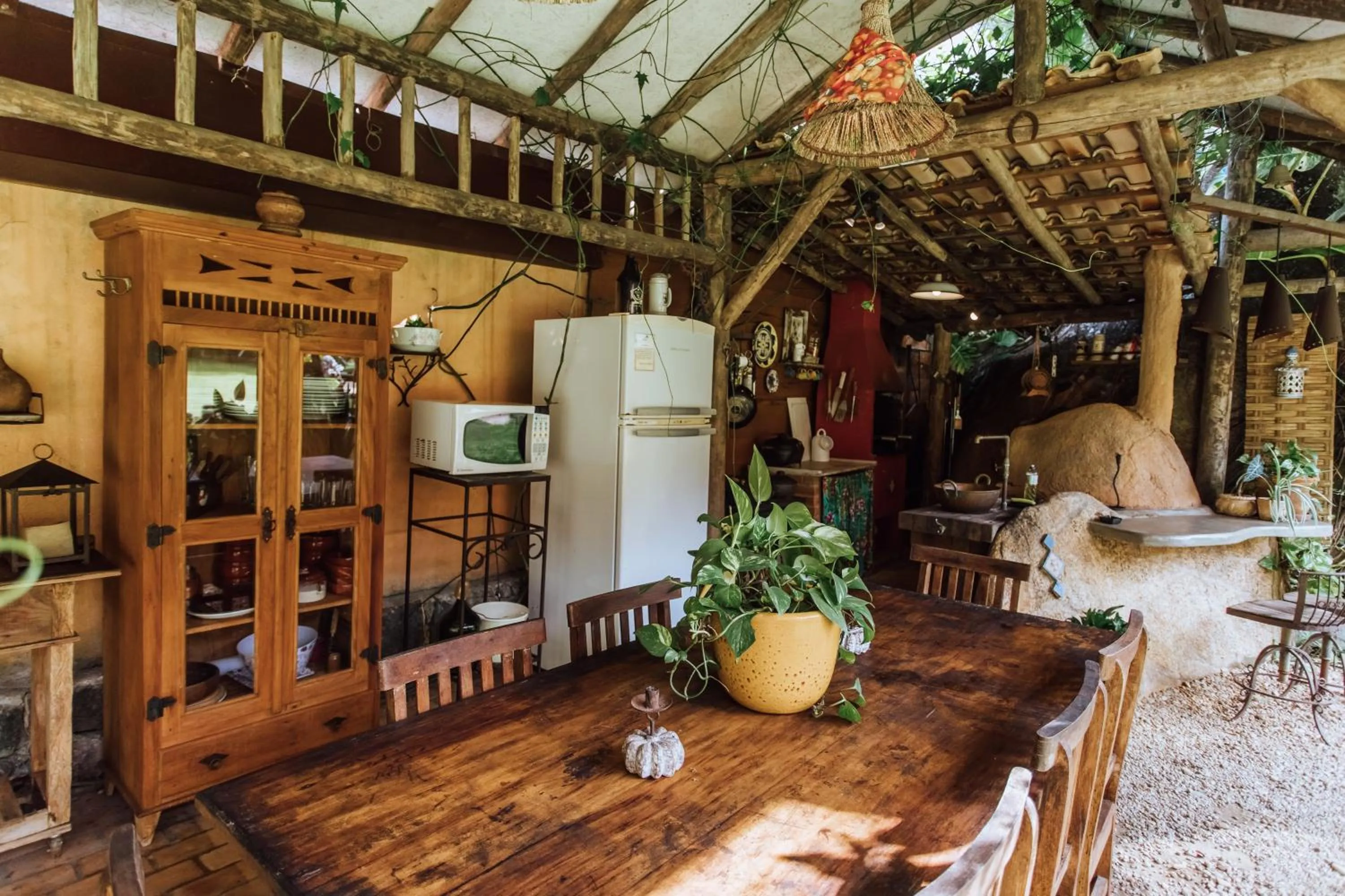 Dining area in Pousada Terra Madre