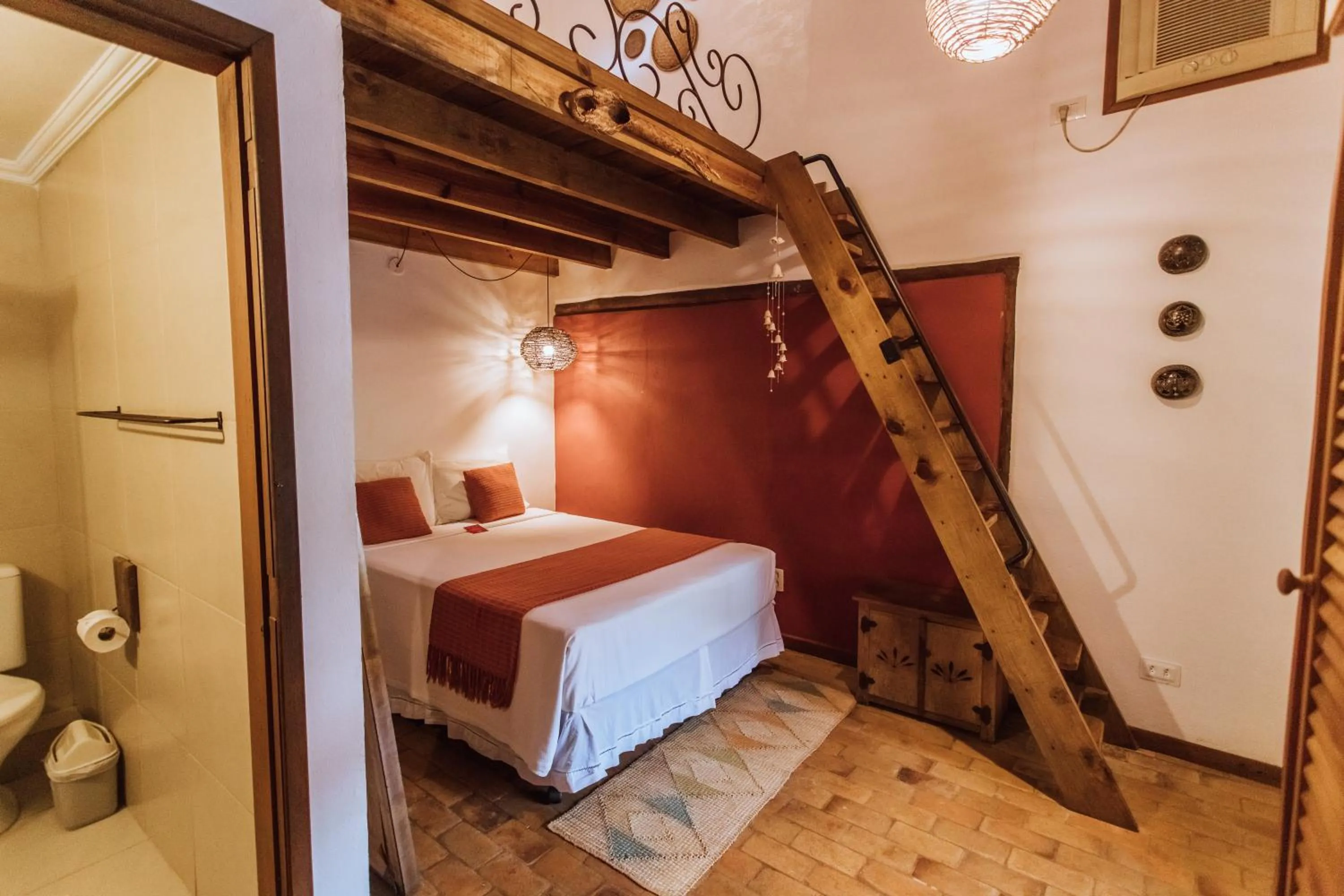 Photo of the whole room, Bed in Pousada Terra Madre