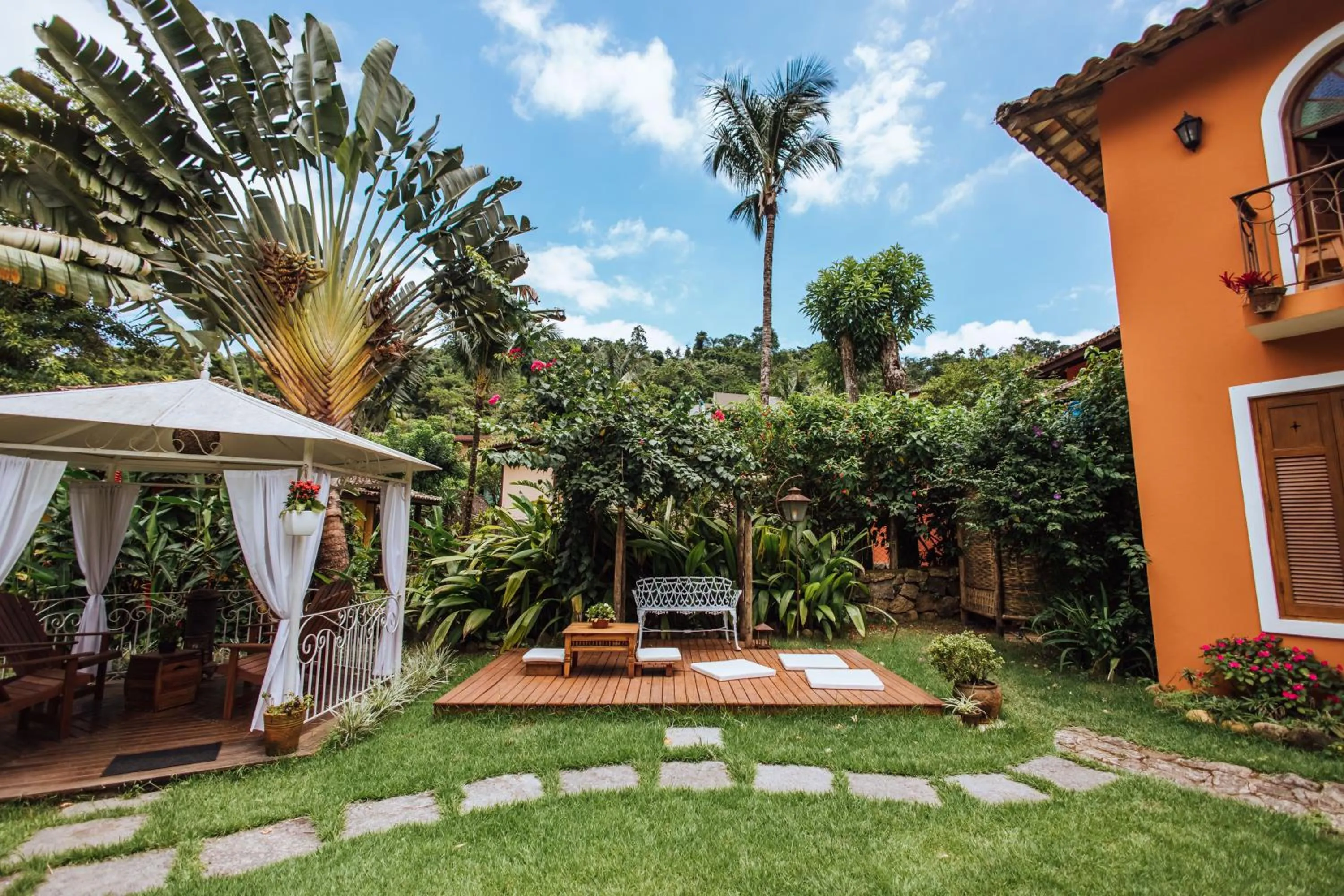 Garden in Pousada Terra Madre