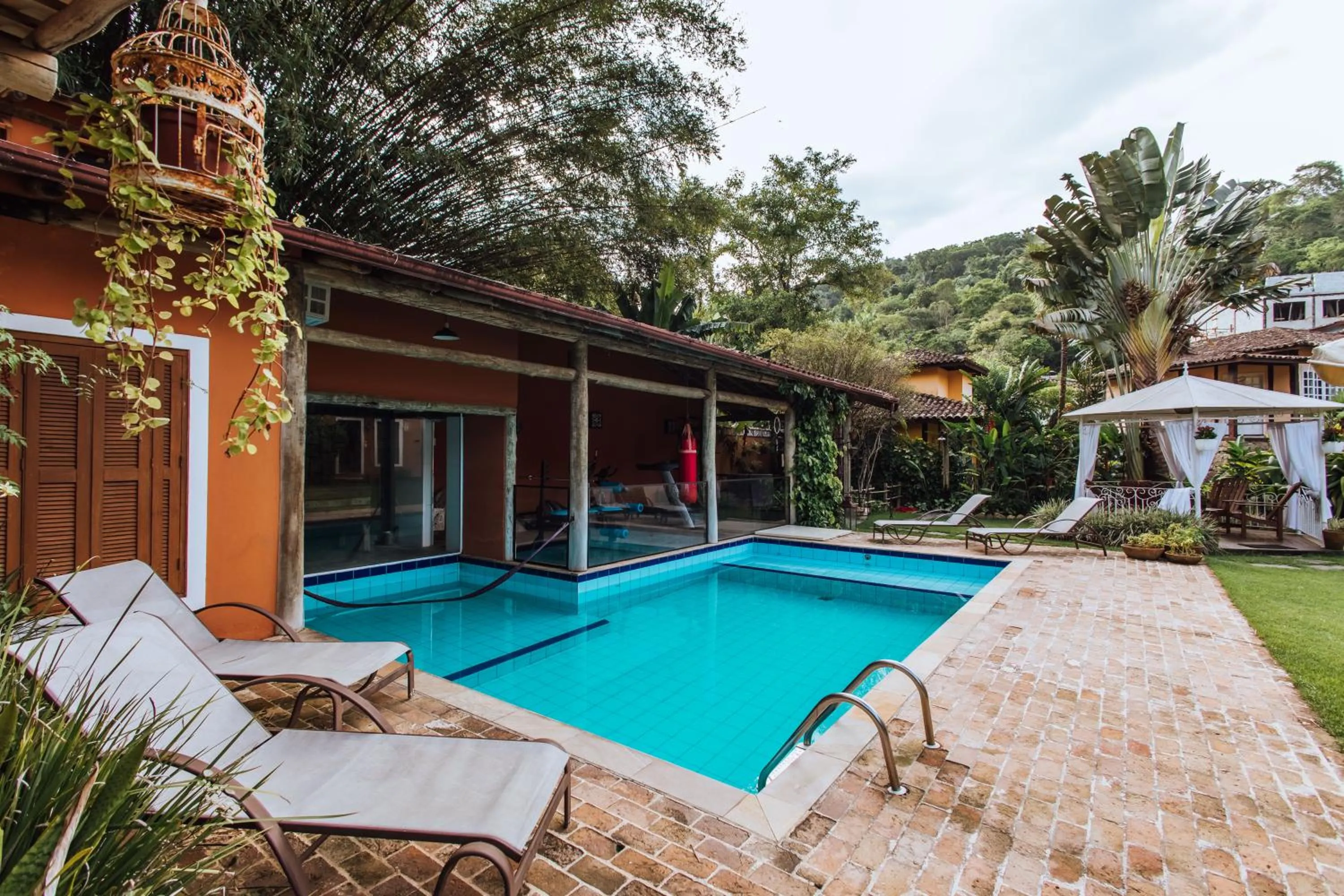 Pool view in Pousada Terra Madre
