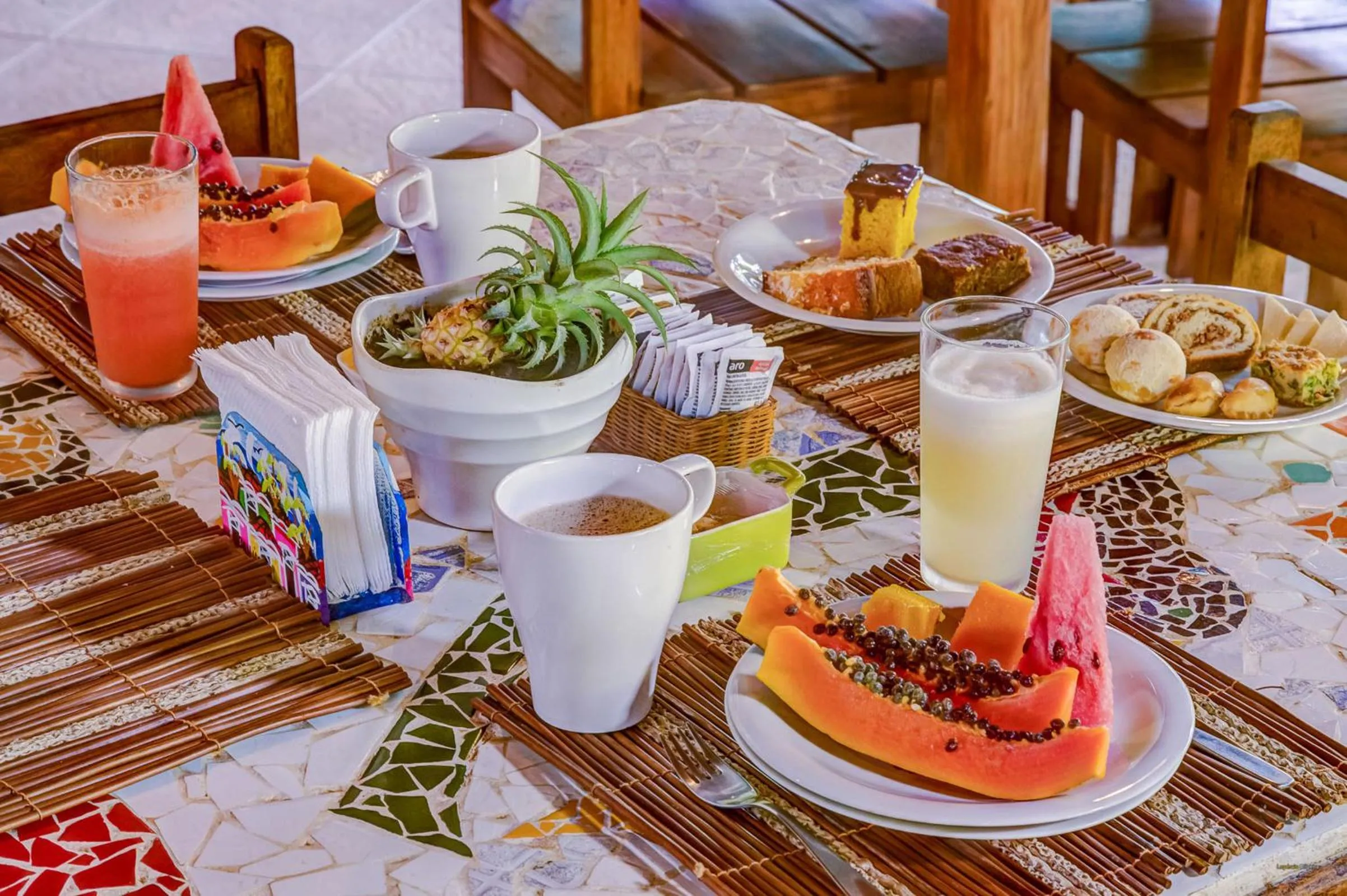 Food close-up in Vila dos Passaros Flats