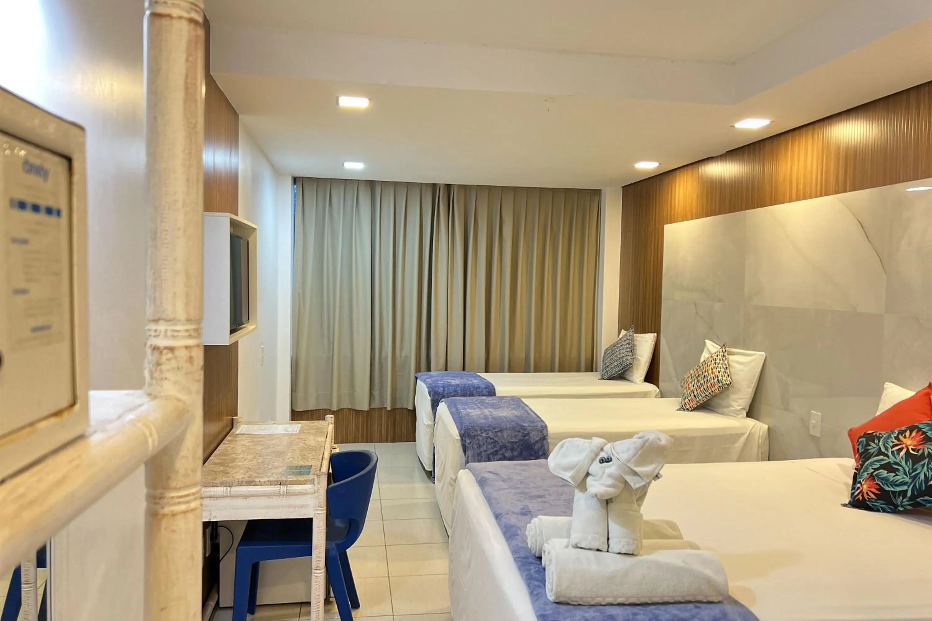 Bed in Hotel Praia do Sol