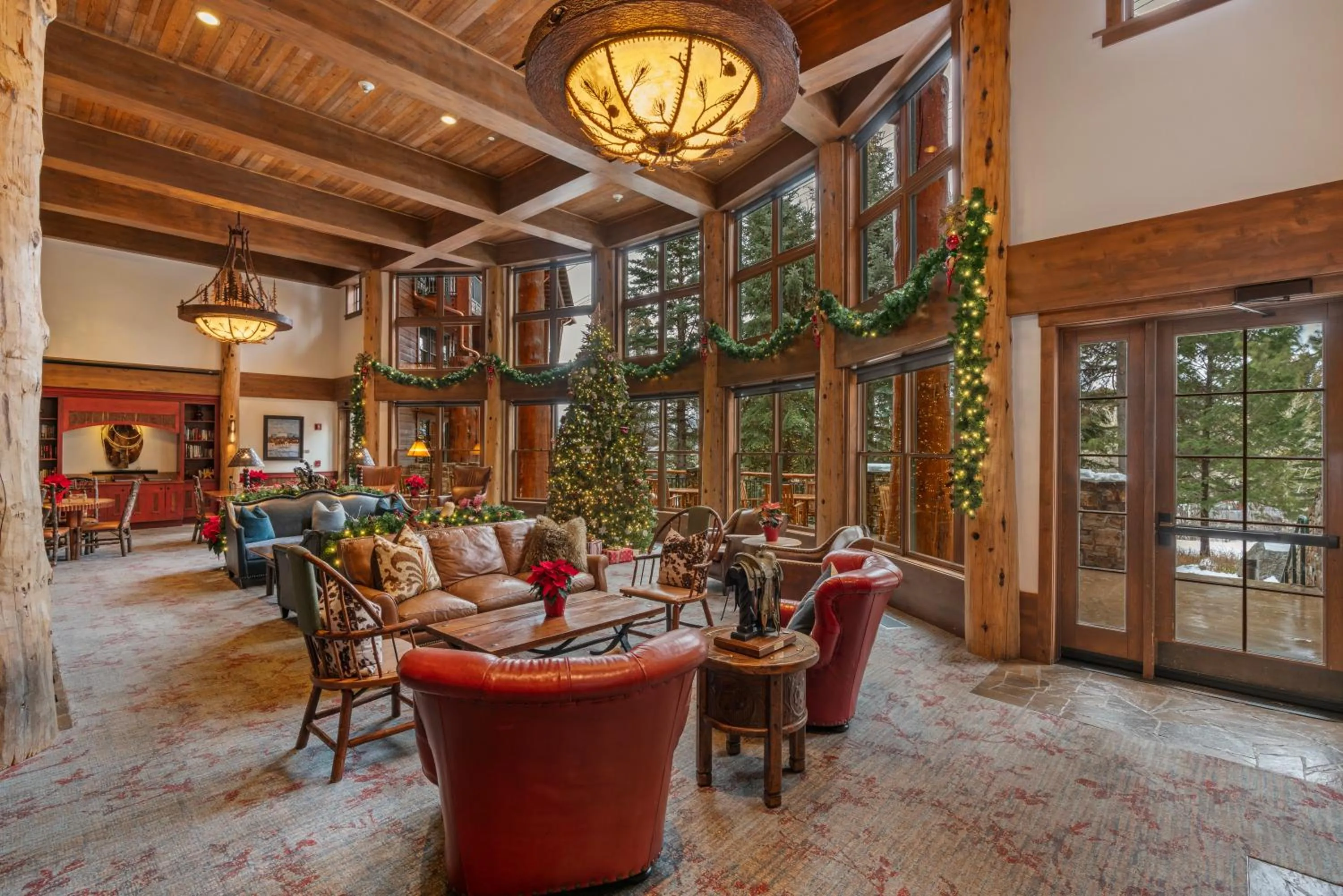 Lobby or reception in Teton Club