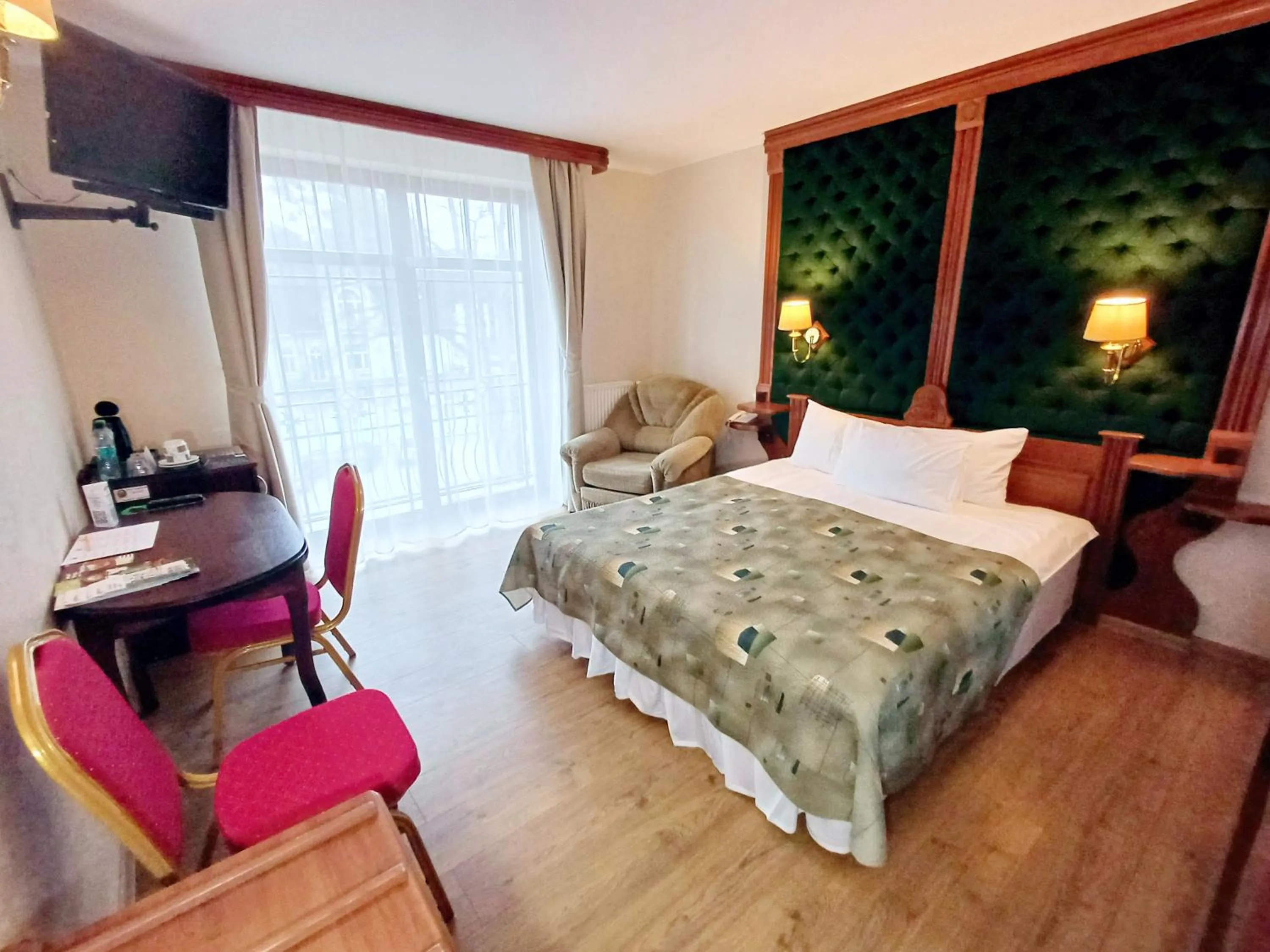 Bed in Pegasa Pils Spa Hotel