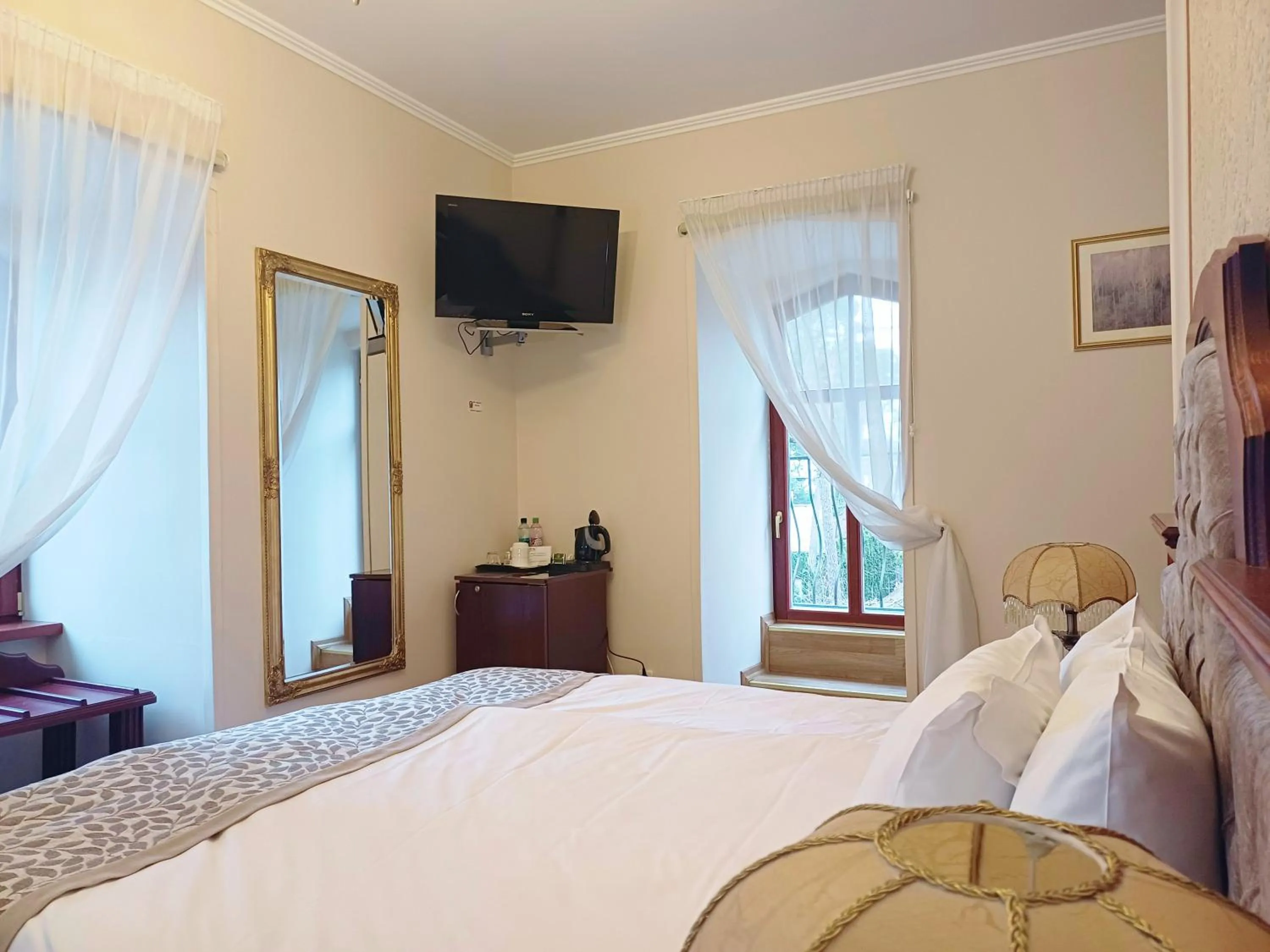 Bed in Pegasa Pils Spa Hotel