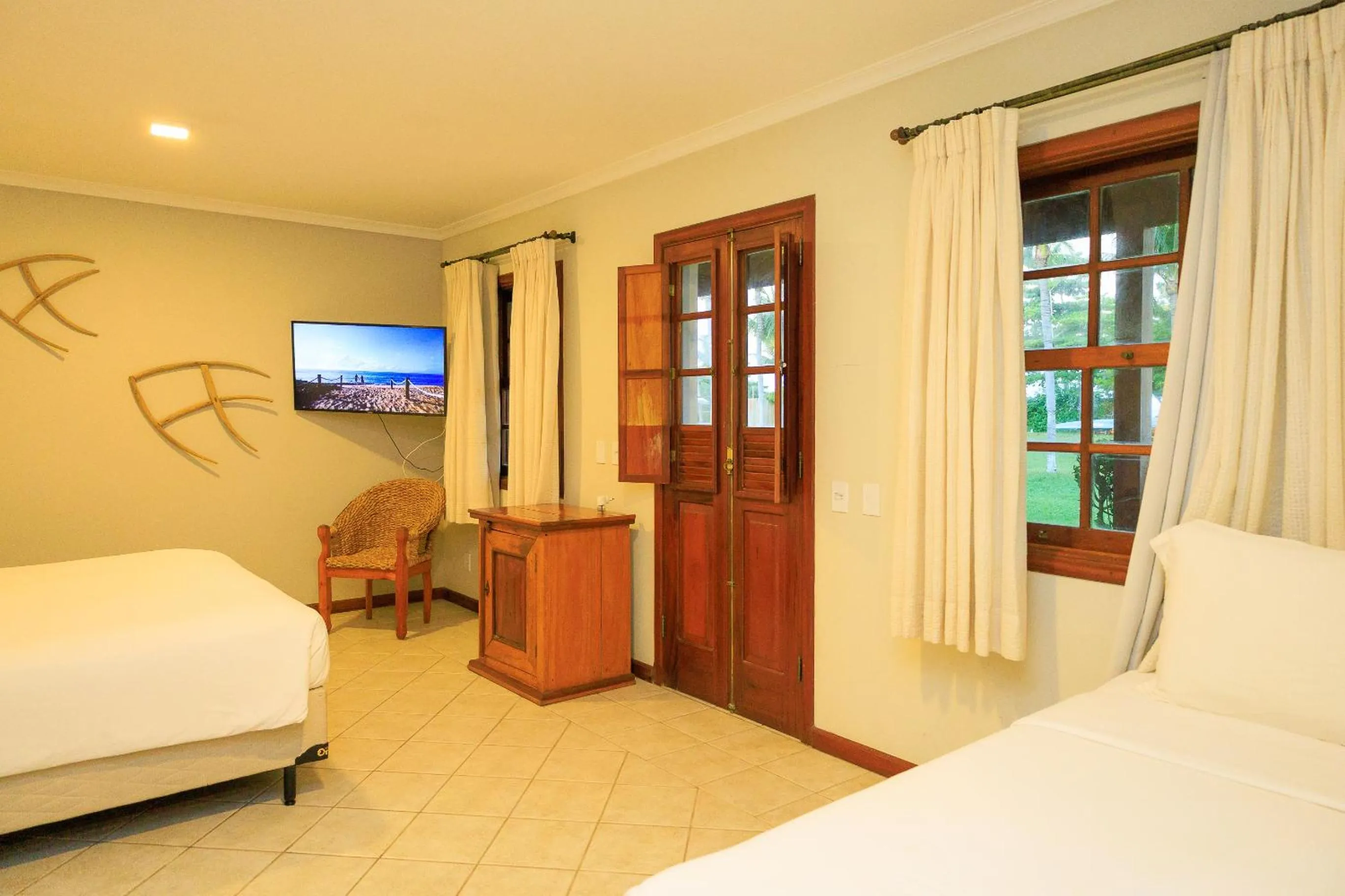 Bed in Vila Angatu Eco Resort & SPA