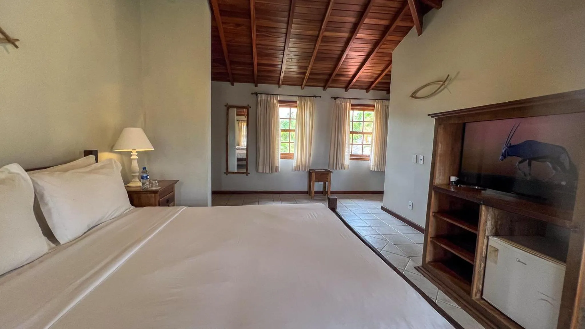 Bed in Vila Angatu Eco Resort & SPA