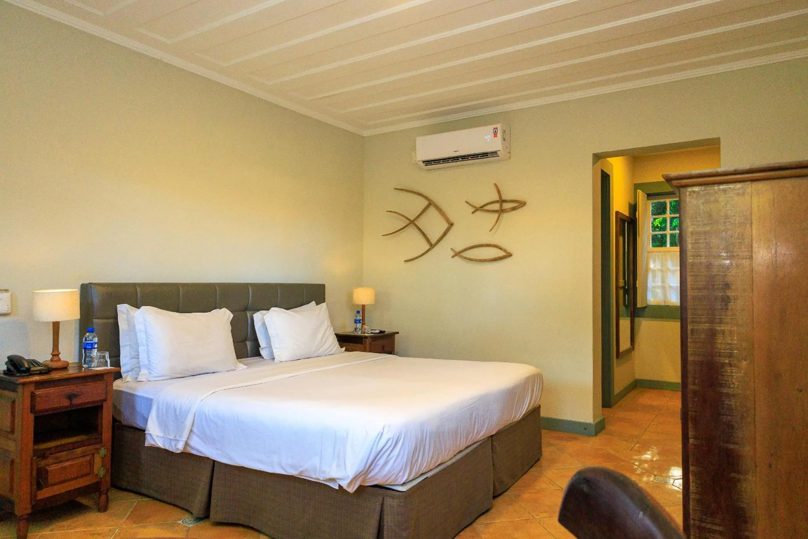 Bed in Vila Angatu Eco Resort & SPA