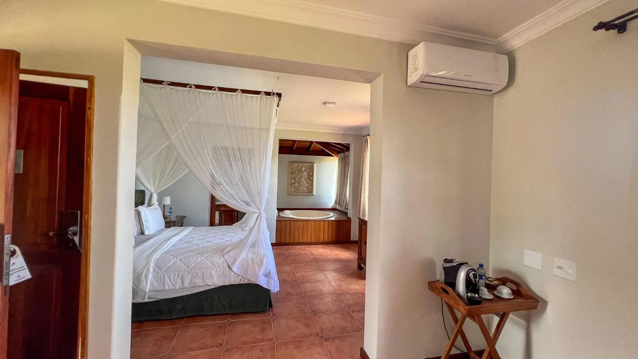 Bed in Vila Angatu Eco Resort & SPA