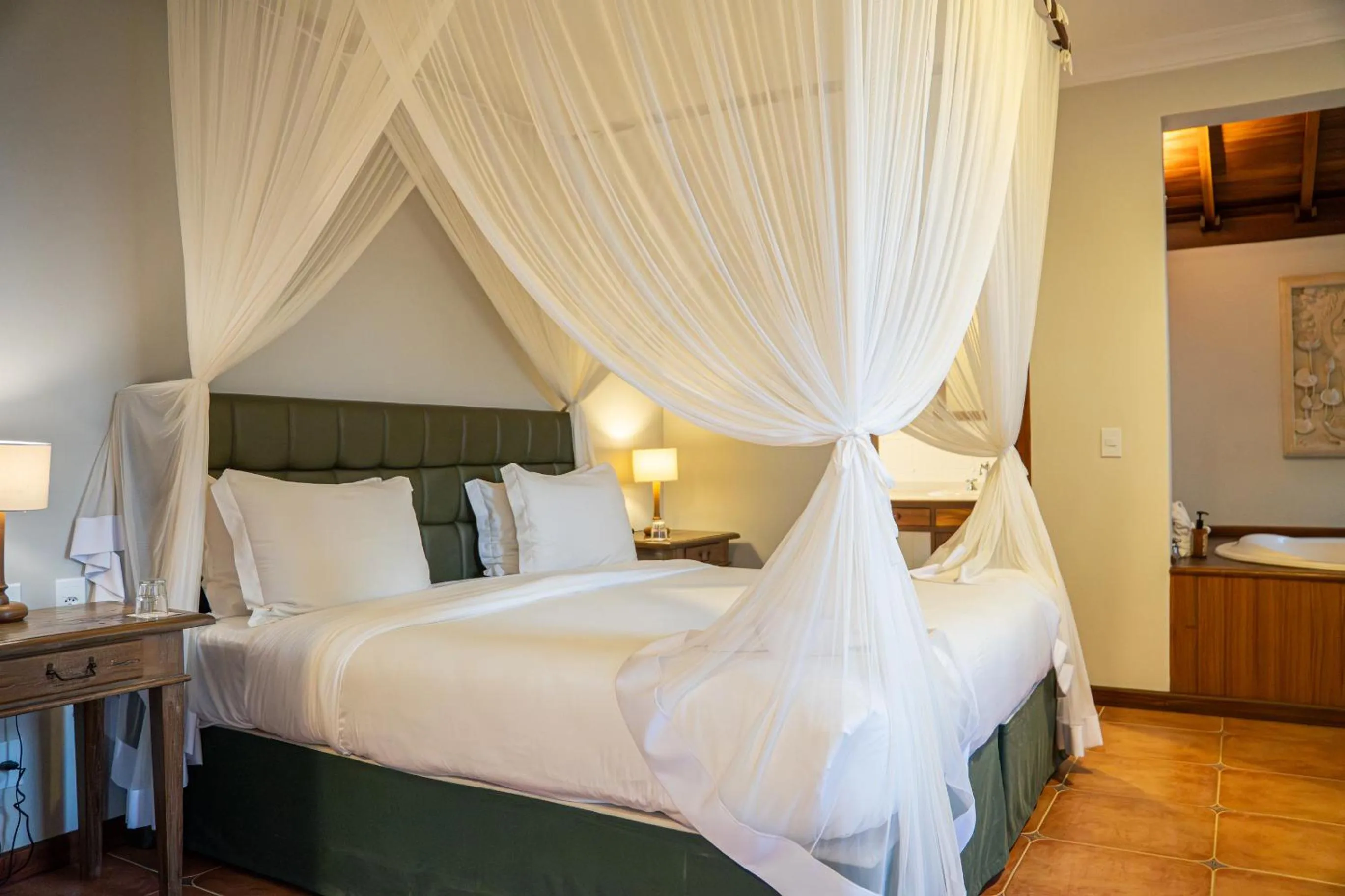 Bed in Vila Angatu Eco Resort & SPA