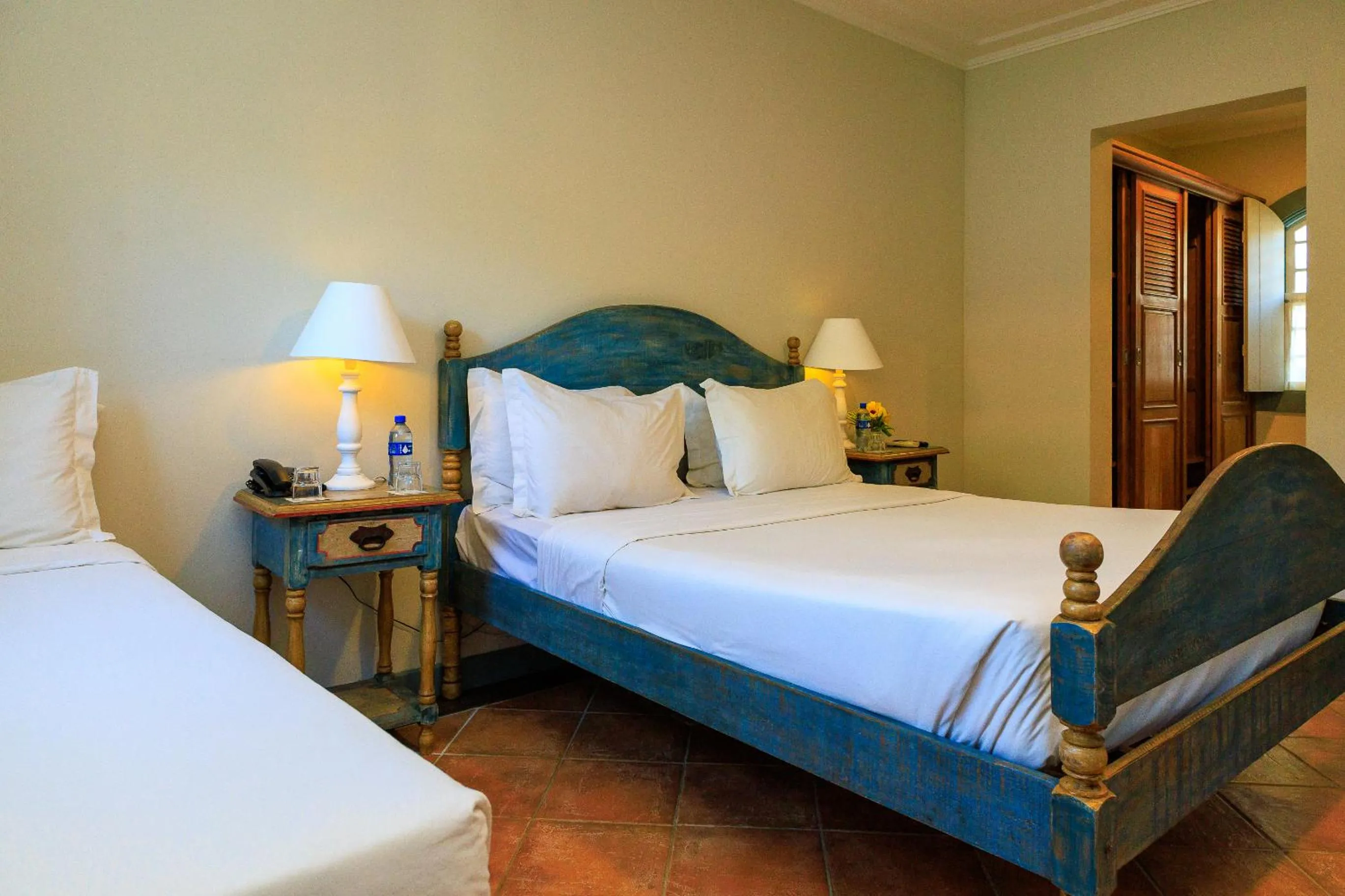 Bed in Vila Angatu Eco Resort & SPA