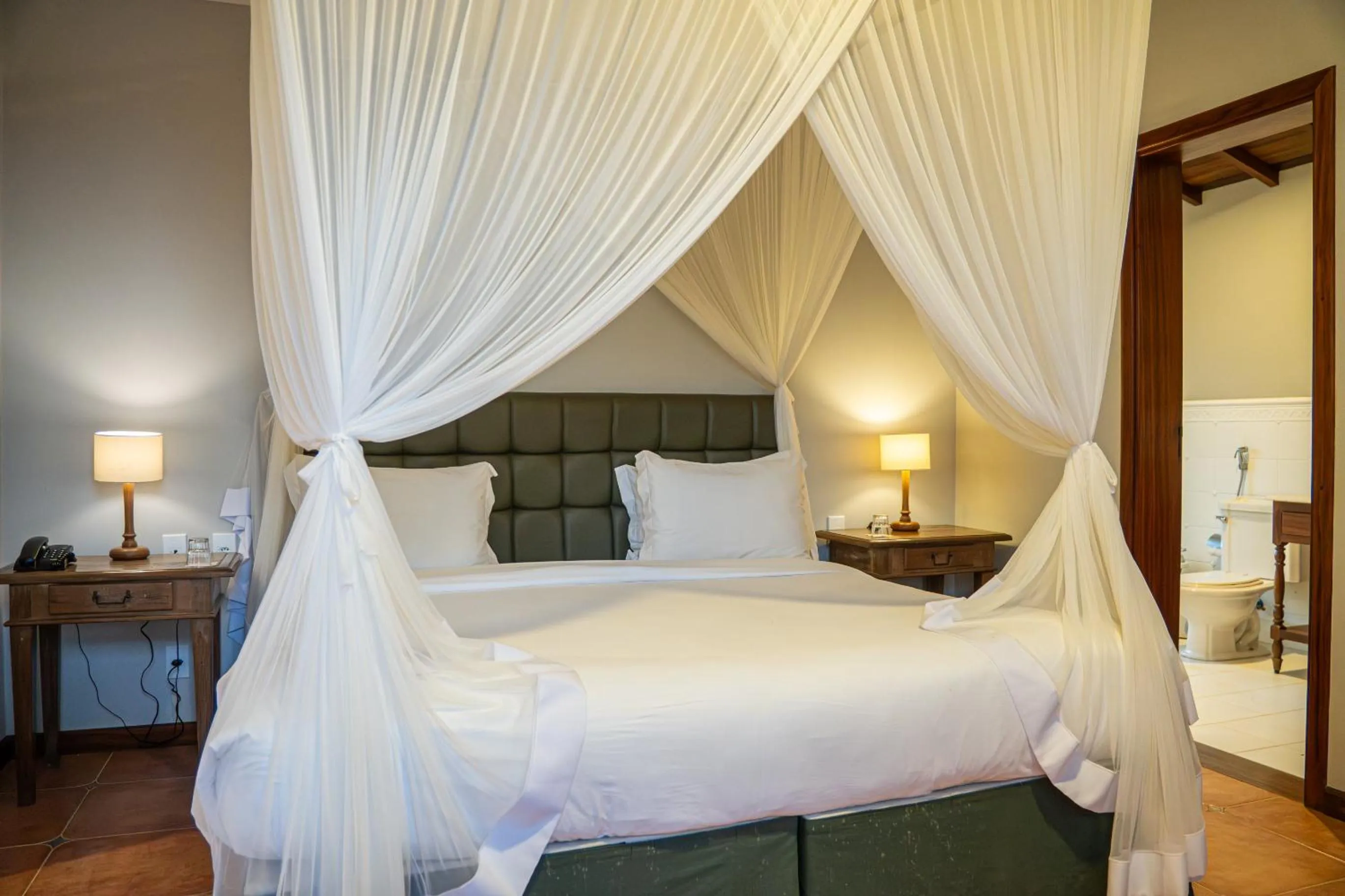 Bed in Vila Angatu Eco Resort & SPA