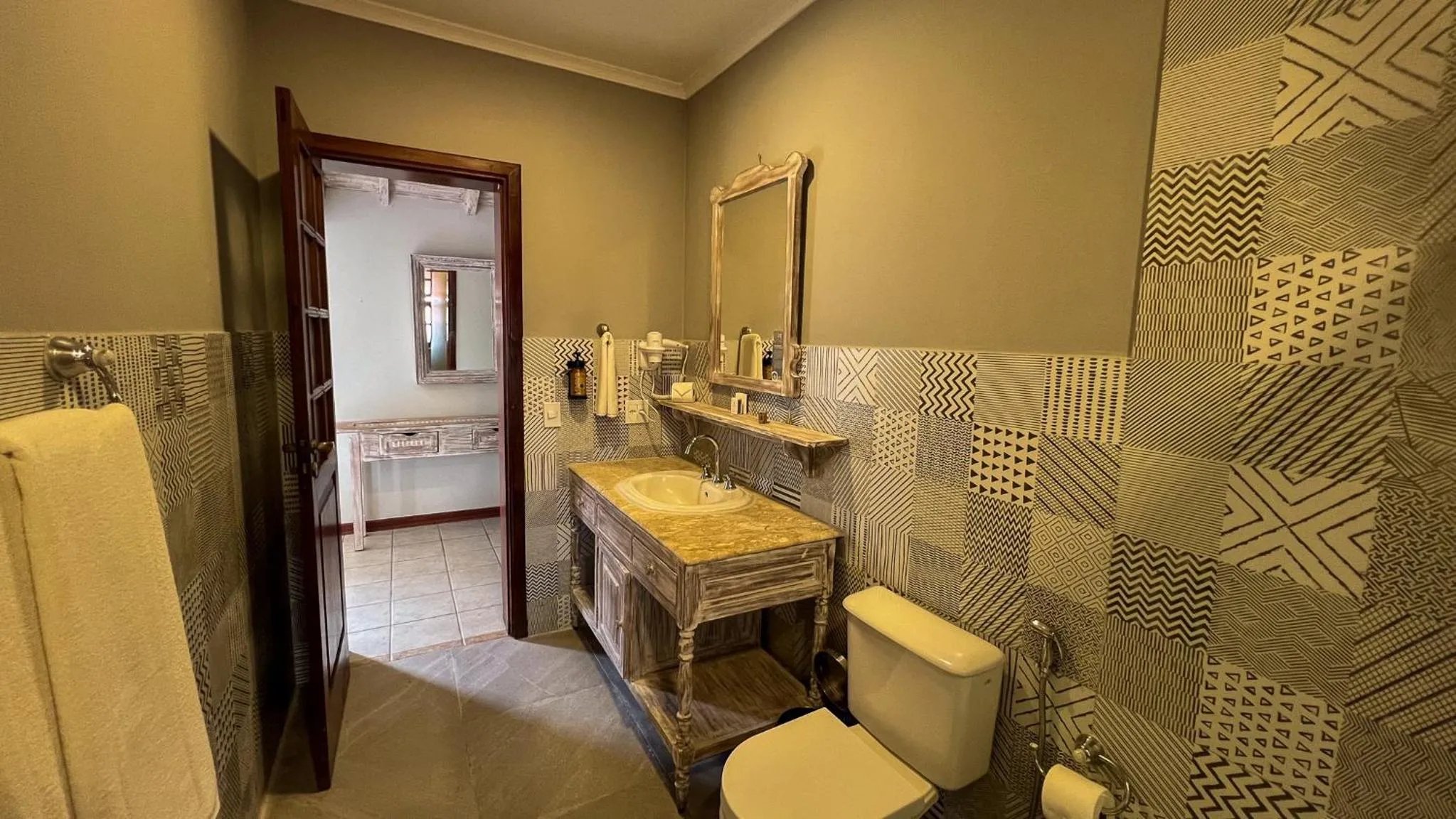 Bathroom in Vila Angatu Eco Resort & SPA